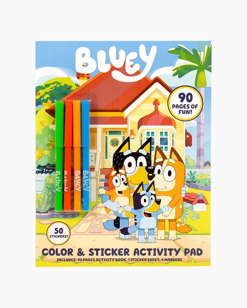 NEW Bluey Color & Sticker Activity Pad