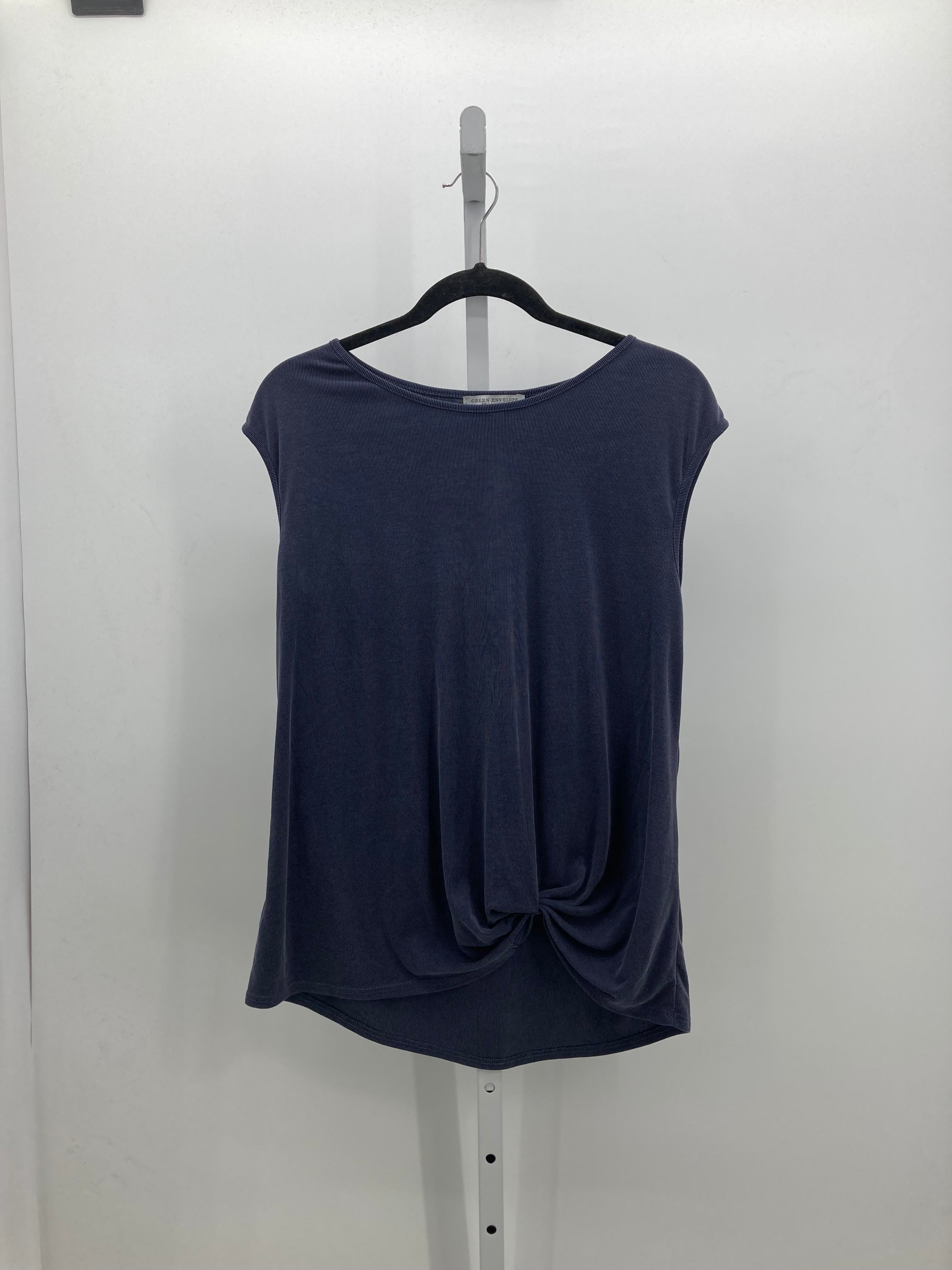 Green Envelope Size Medium Misses Sleeveless Shirt