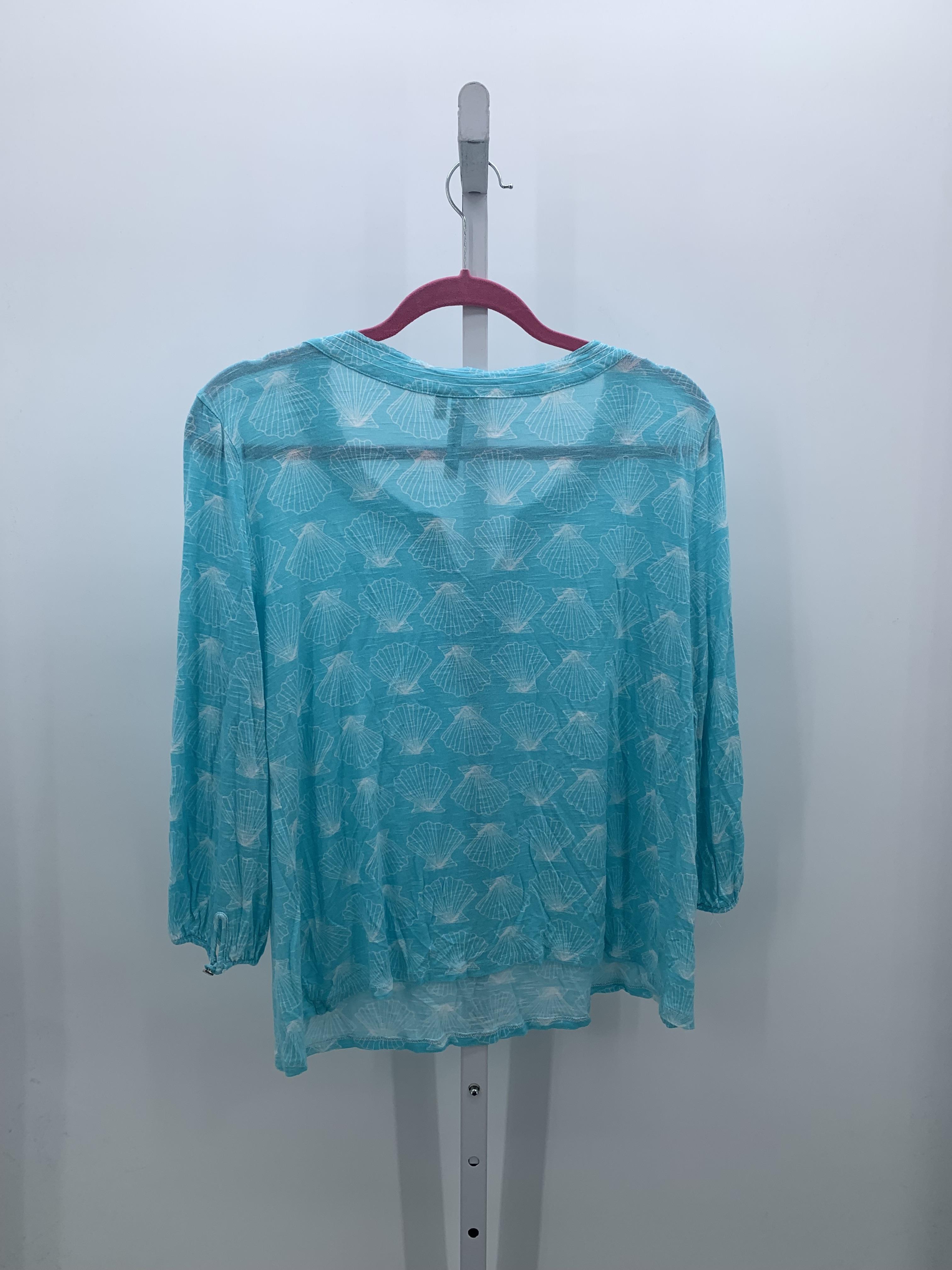 Casey Key Size Large Misses 3/4 Sleeve Shirt