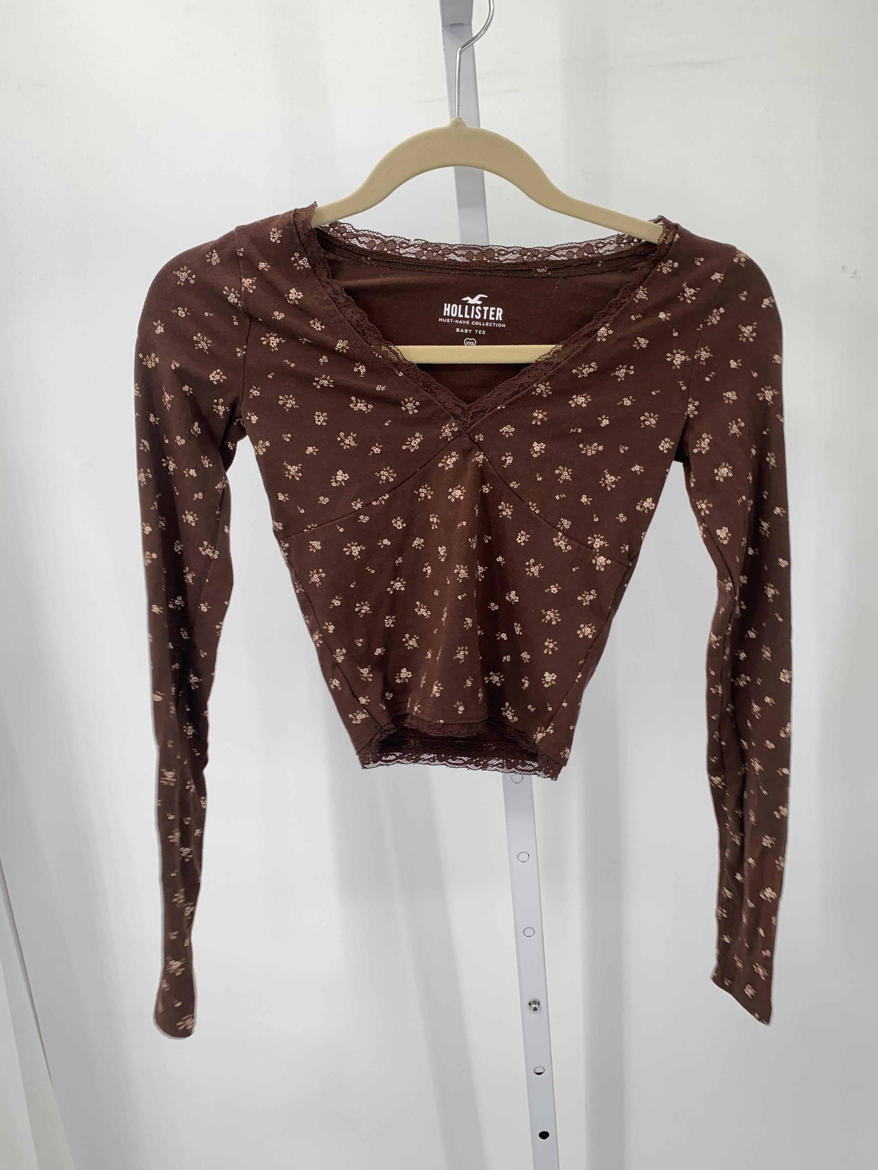 Hollister Size XXS Juniors Long Sleeve Shirt