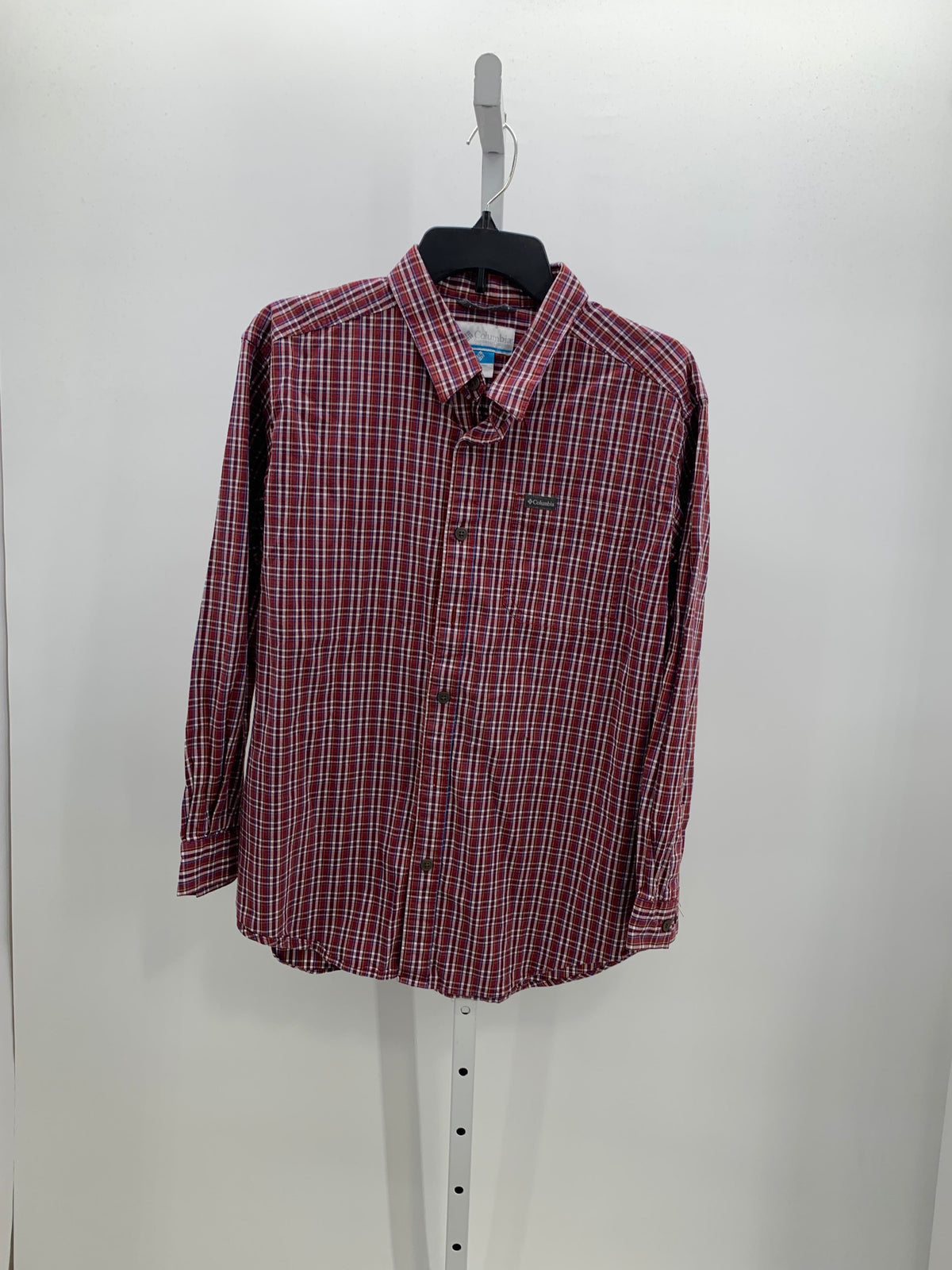 PLAID BTN DOWN