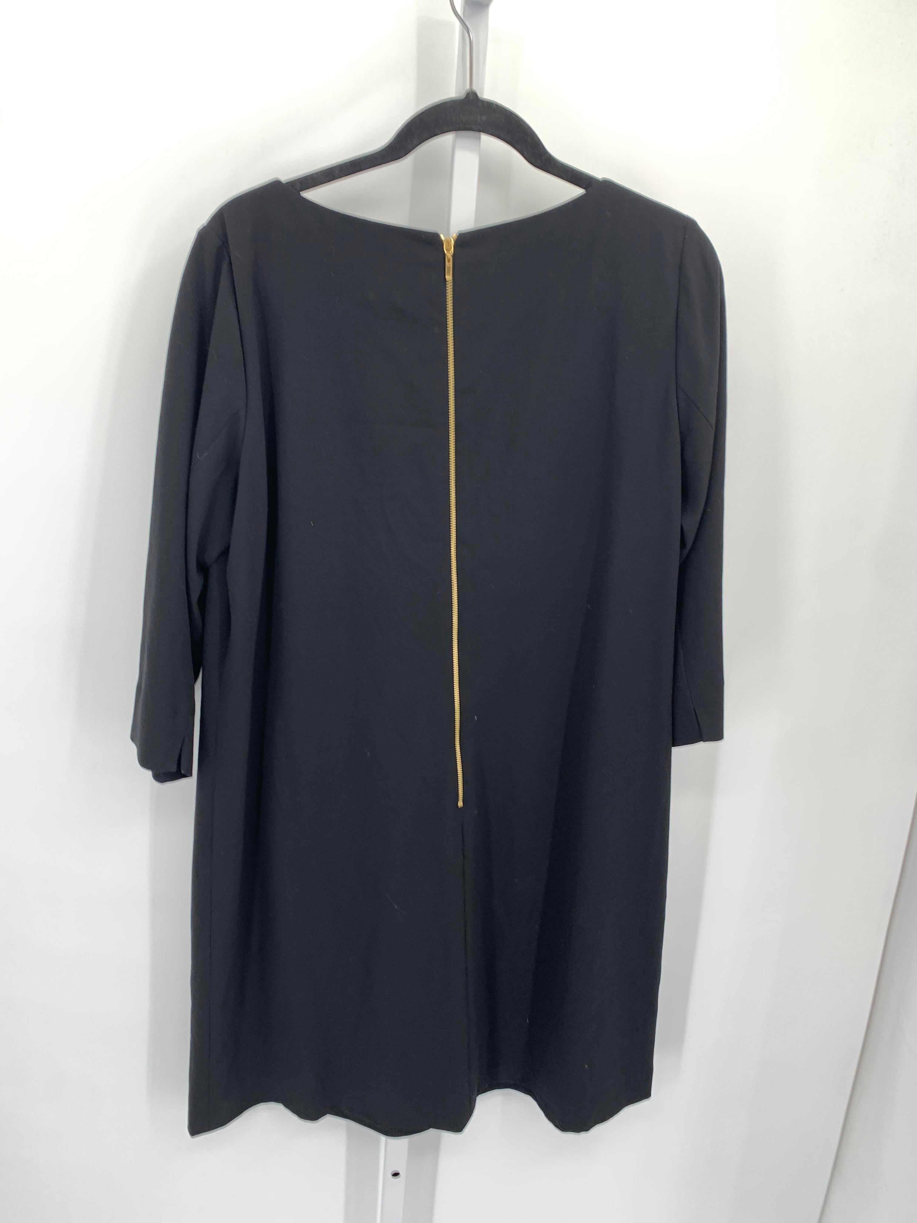 Tahari Size 14 W Womens Long Sleeve Dress