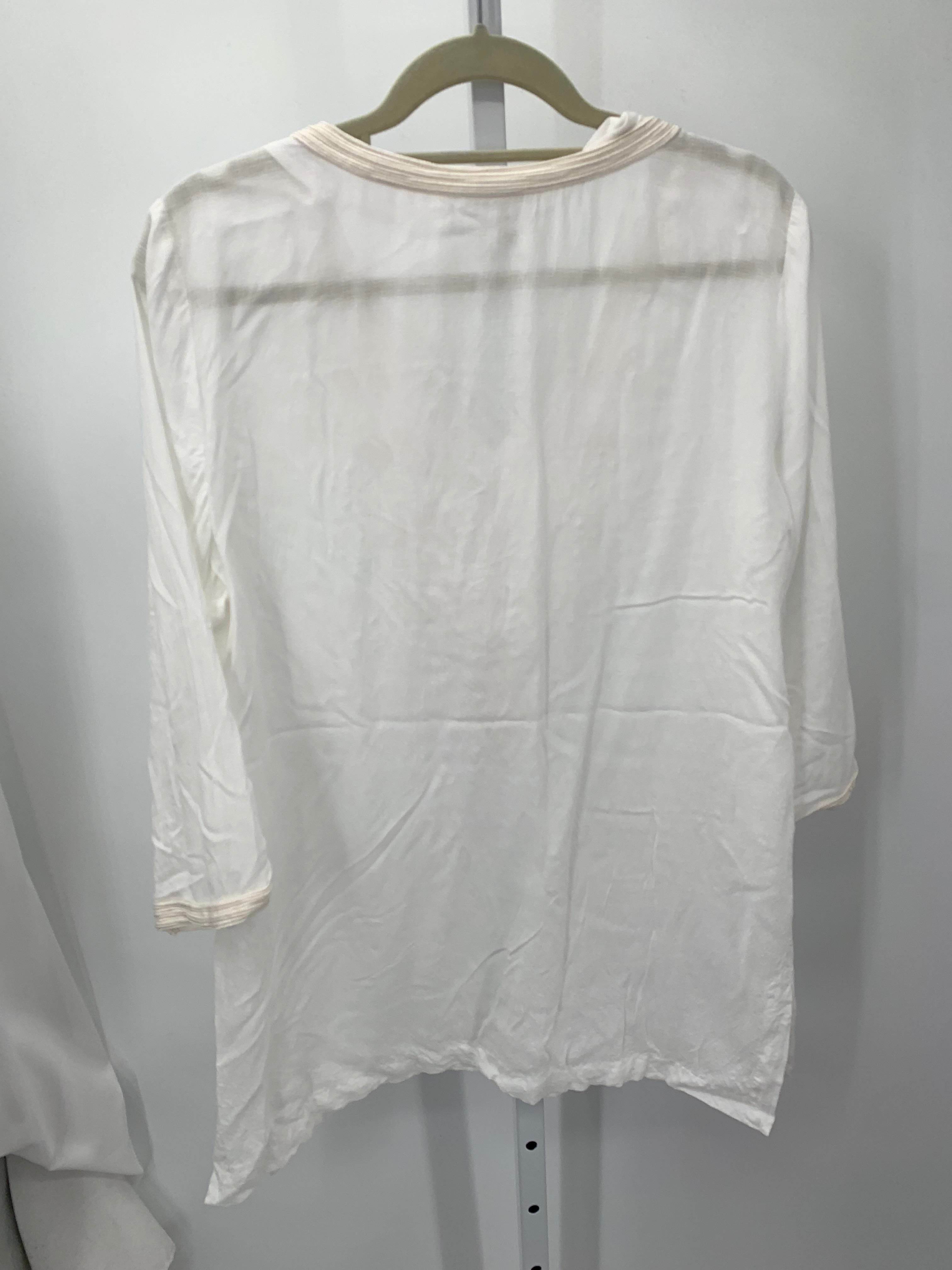 Saint Toppez West Size Large Misses 3/4 Sleeve Shirt