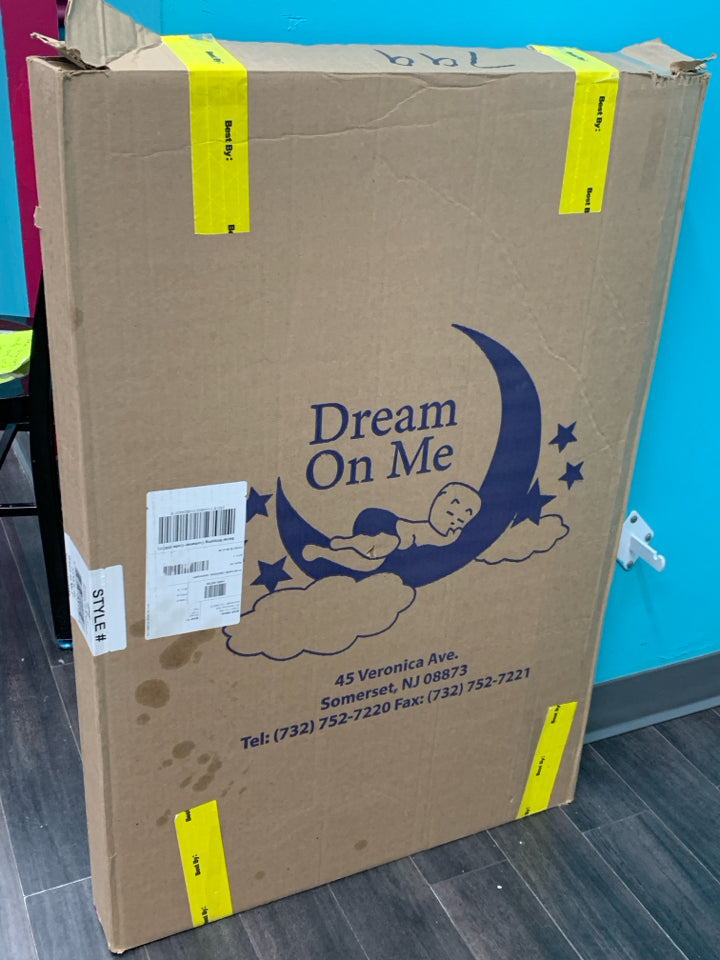 NIB 3" Dream On Me Portable Crib Mattress