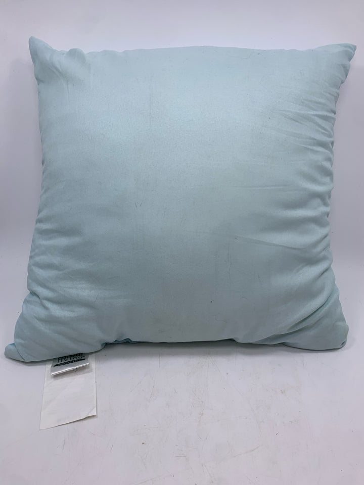 PINK PEACE SIGN THROW PILLOW.
