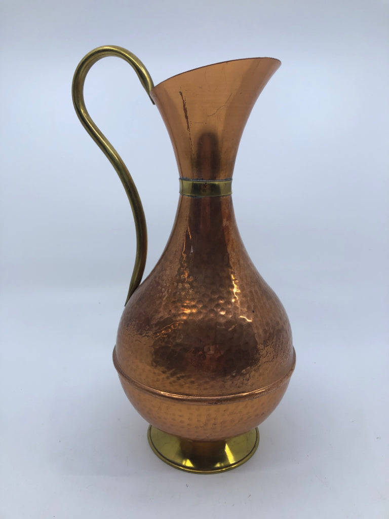 COPPER/BRASS PITCHER.