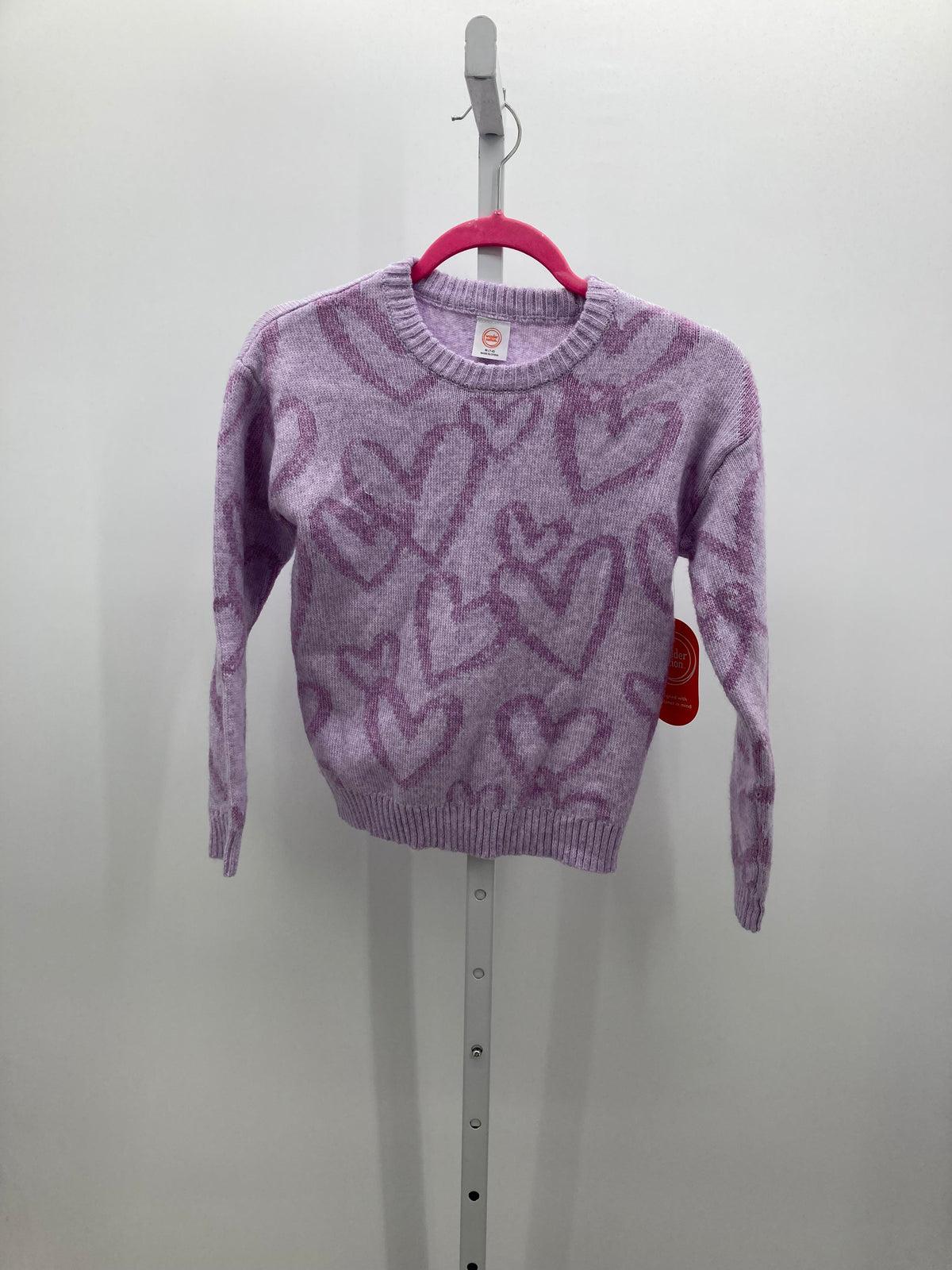 Wonder Nation Size 7-8 Girls Long Sleeve Sweater