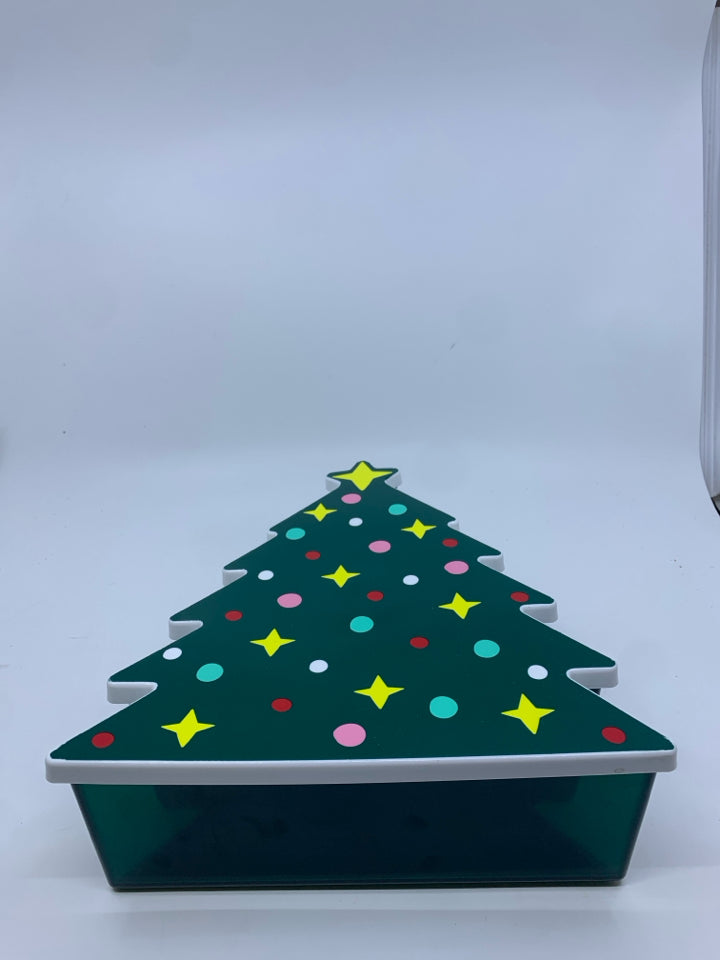 MELAMINE CHRISTMAS TREE CONTAINER.