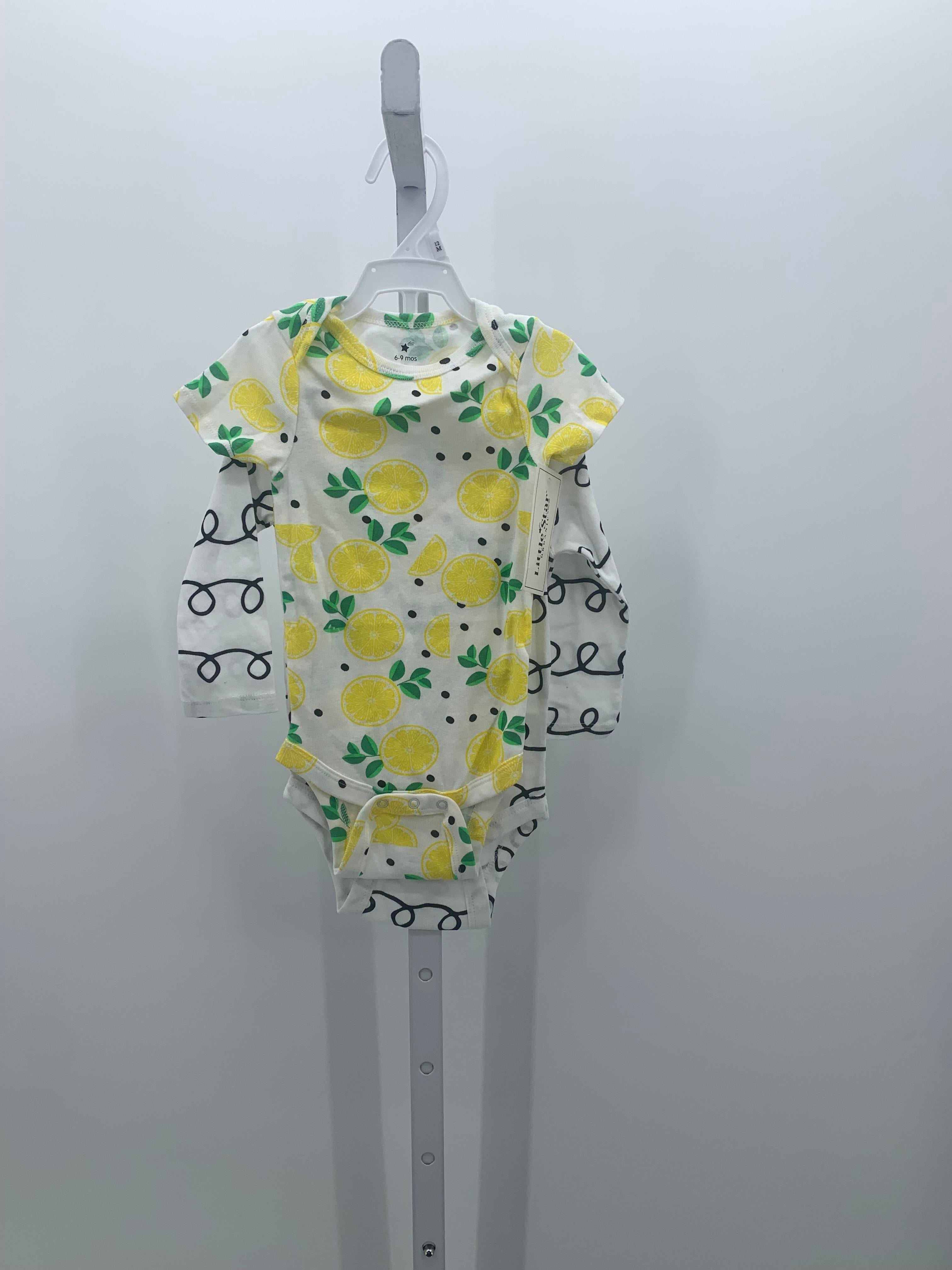 NEW LEMONS SHORT SLV BLACK SWIRLS LONG SLV