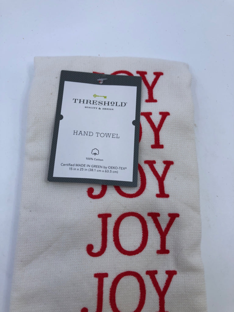 NWT JOY HAND TOWELS.