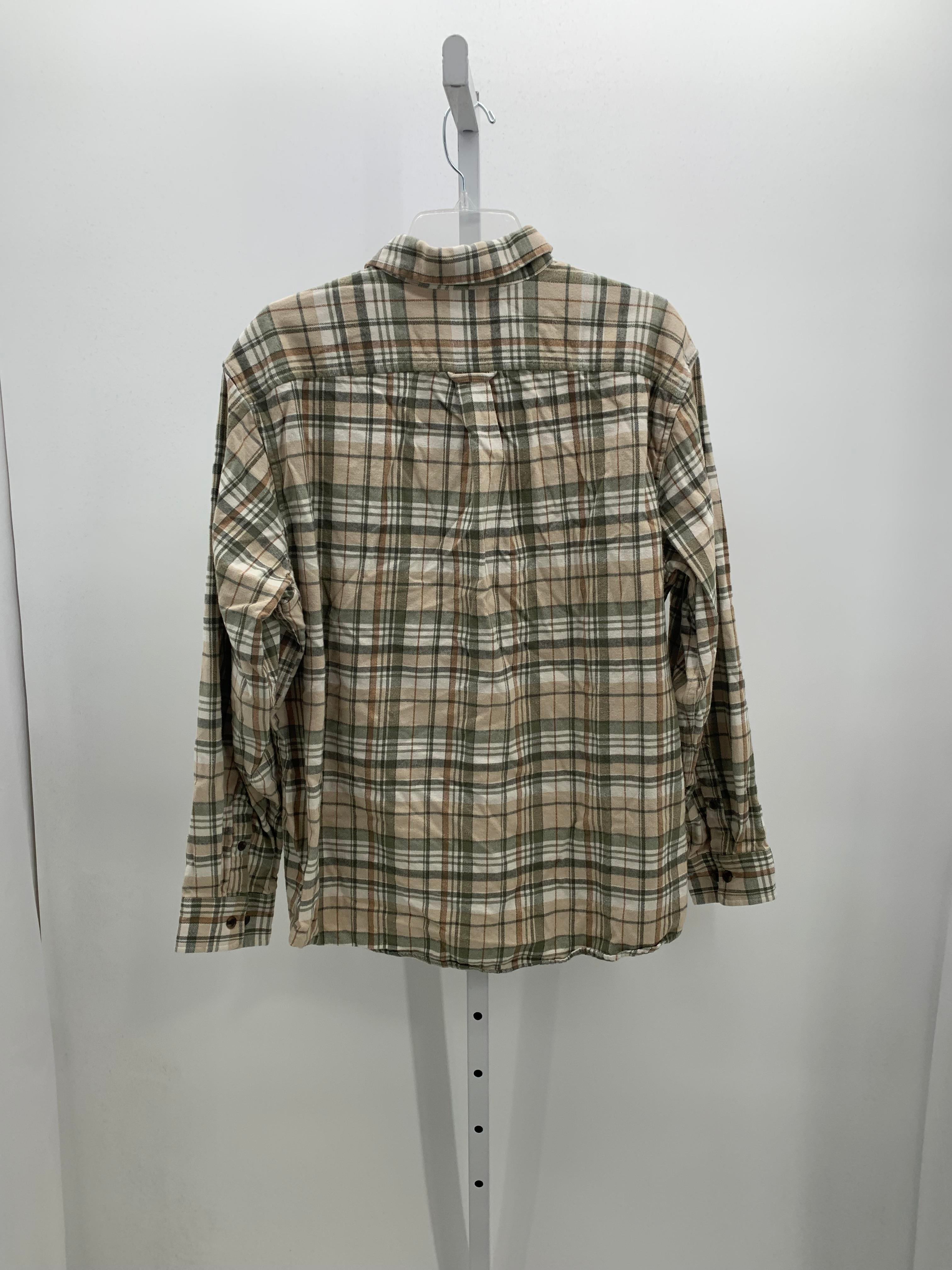GREEN BROWN PLAID