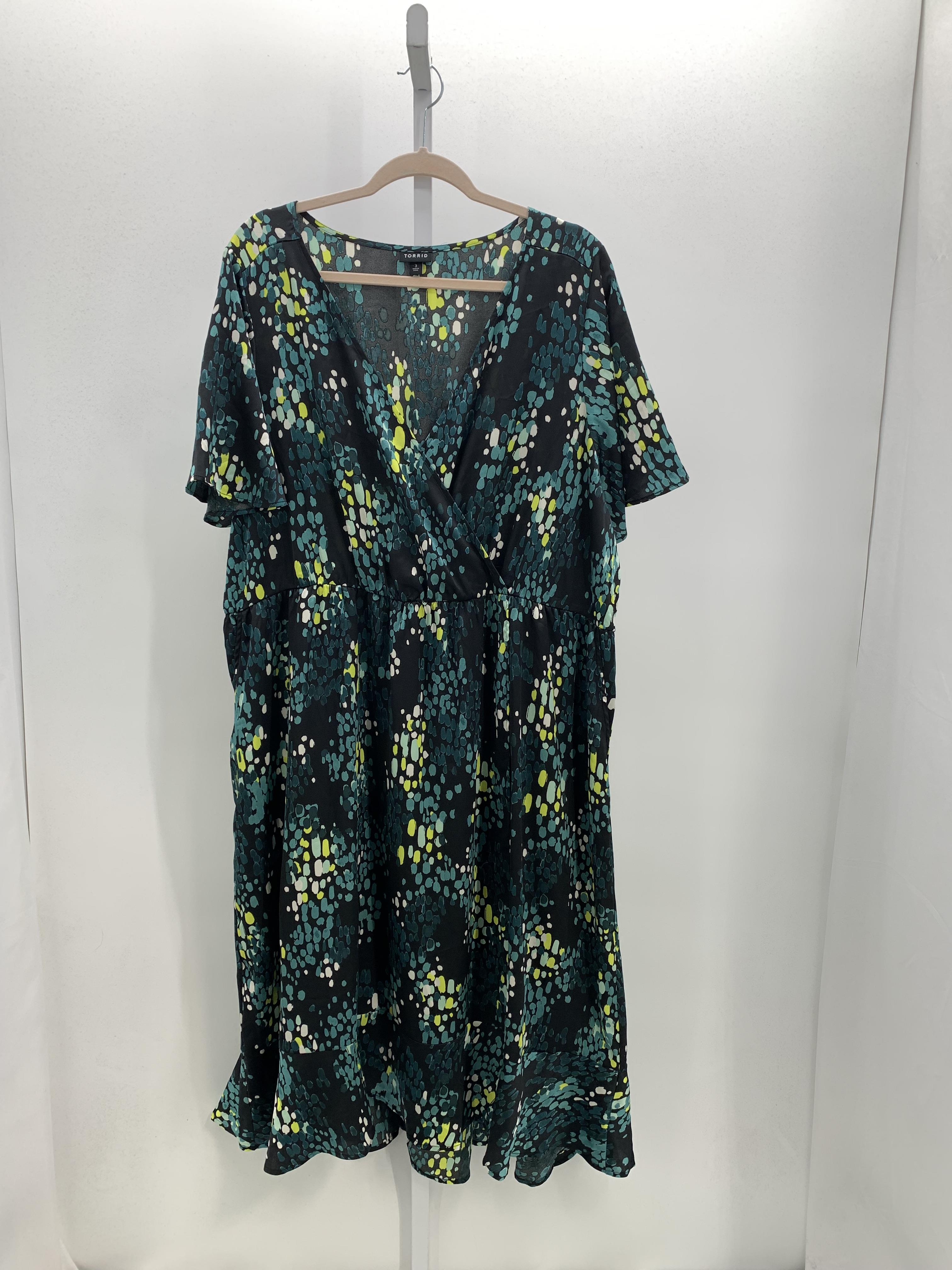 Torrid Size 3X Womens Short Sleeve Dress