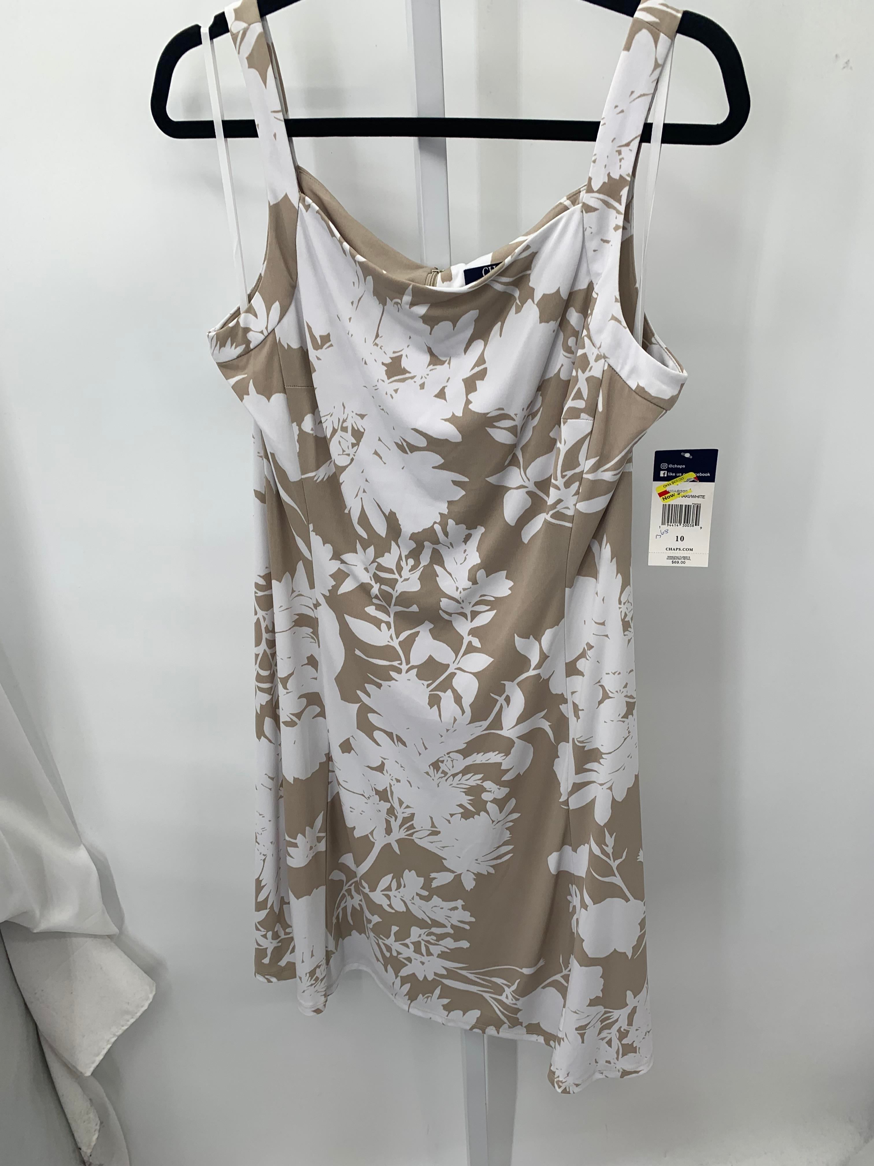 Chaps Size 10 Misses Sleeveless Dress