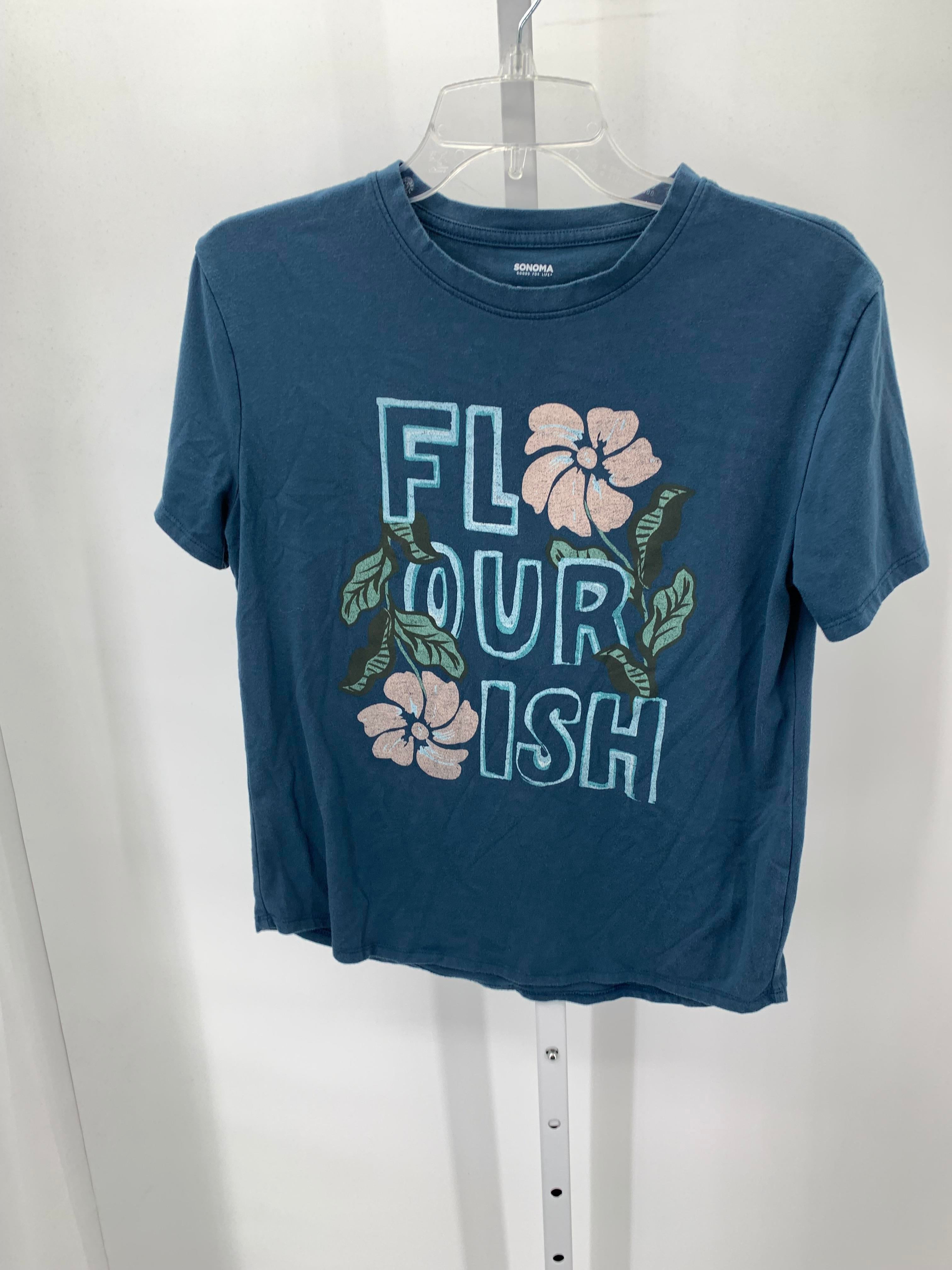 Sonoma Size Small Misses Short Sleeve Shirt