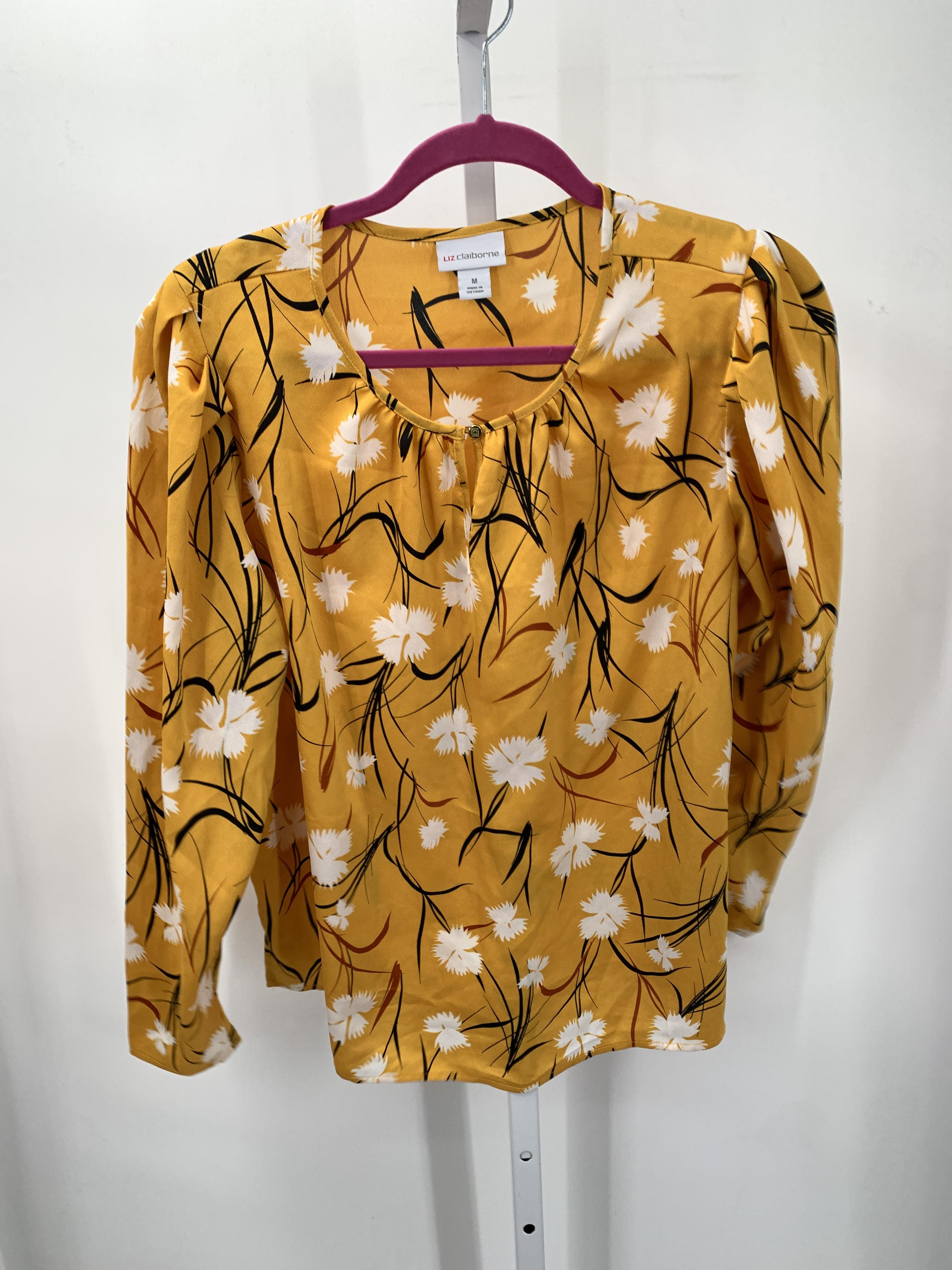 Liz Claiborne Size Medium Misses Long Sleeve Shirt