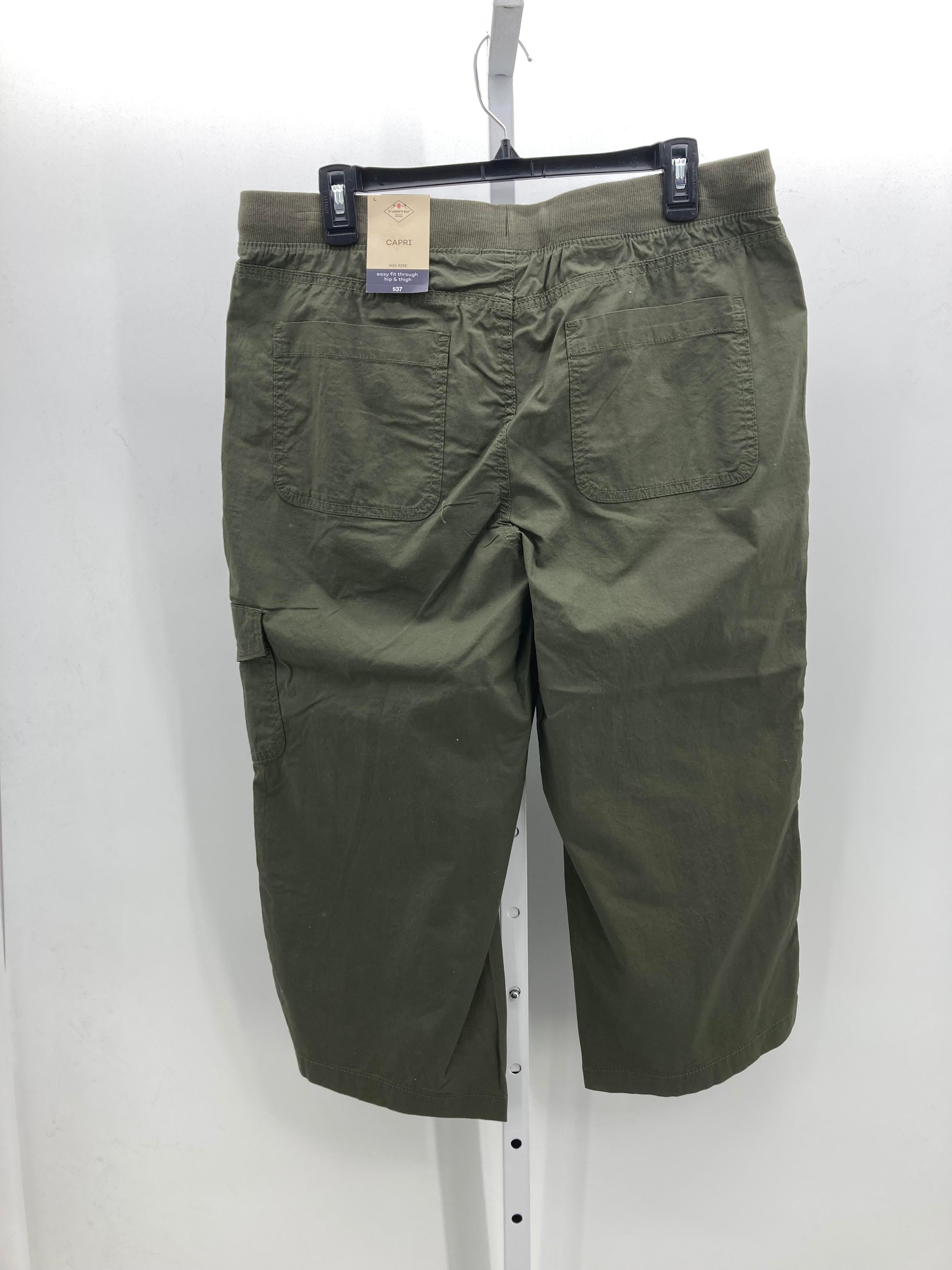 St. Johns Bay Size Large Misses Capri Pants