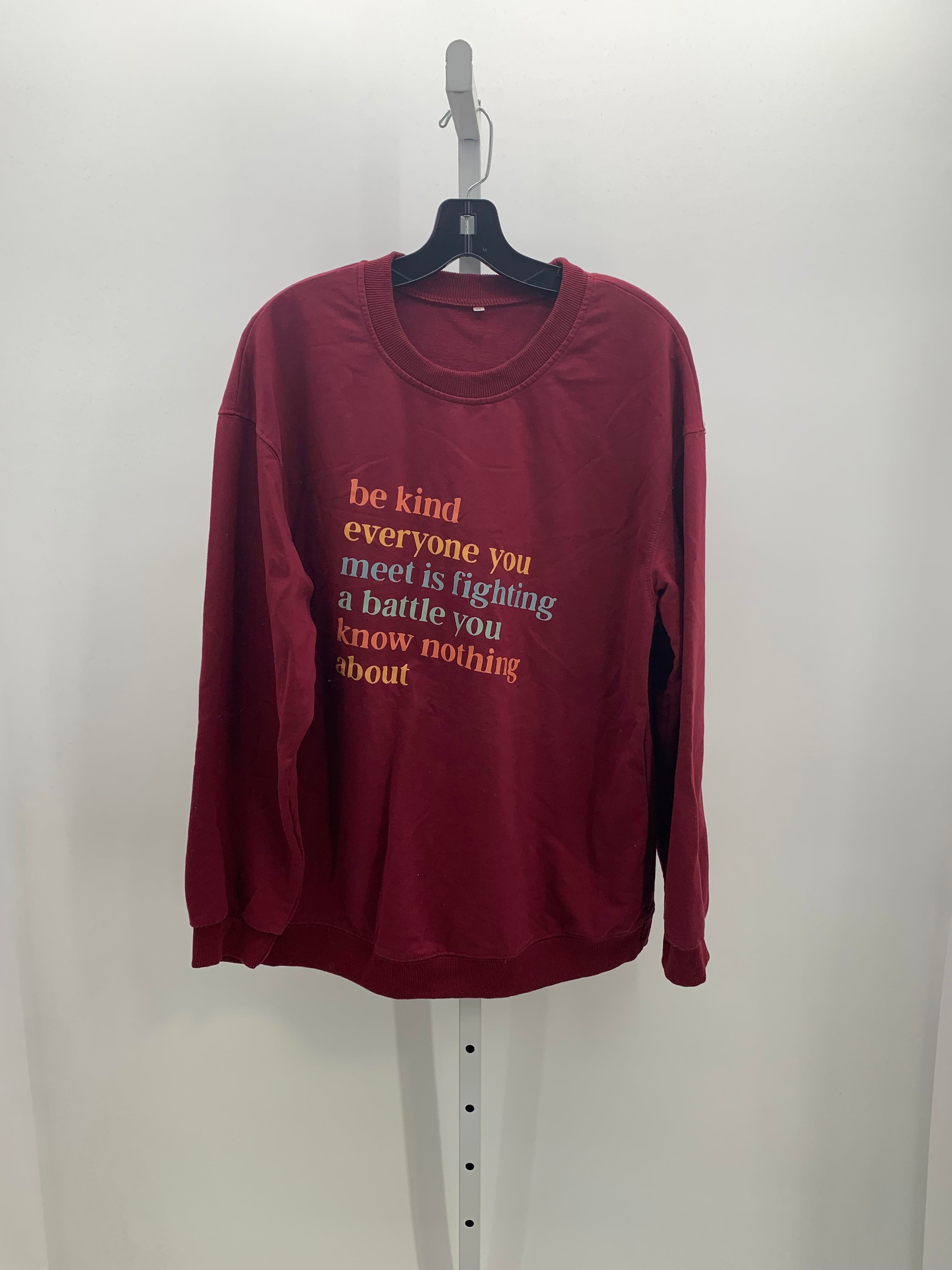 Size Extra Large Misses Long Sleeve Shirt