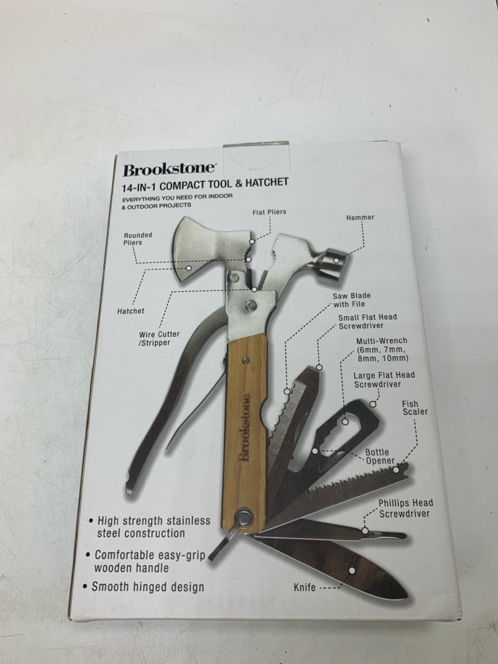 NIB 14 IN 1 COMPACT TOOL.