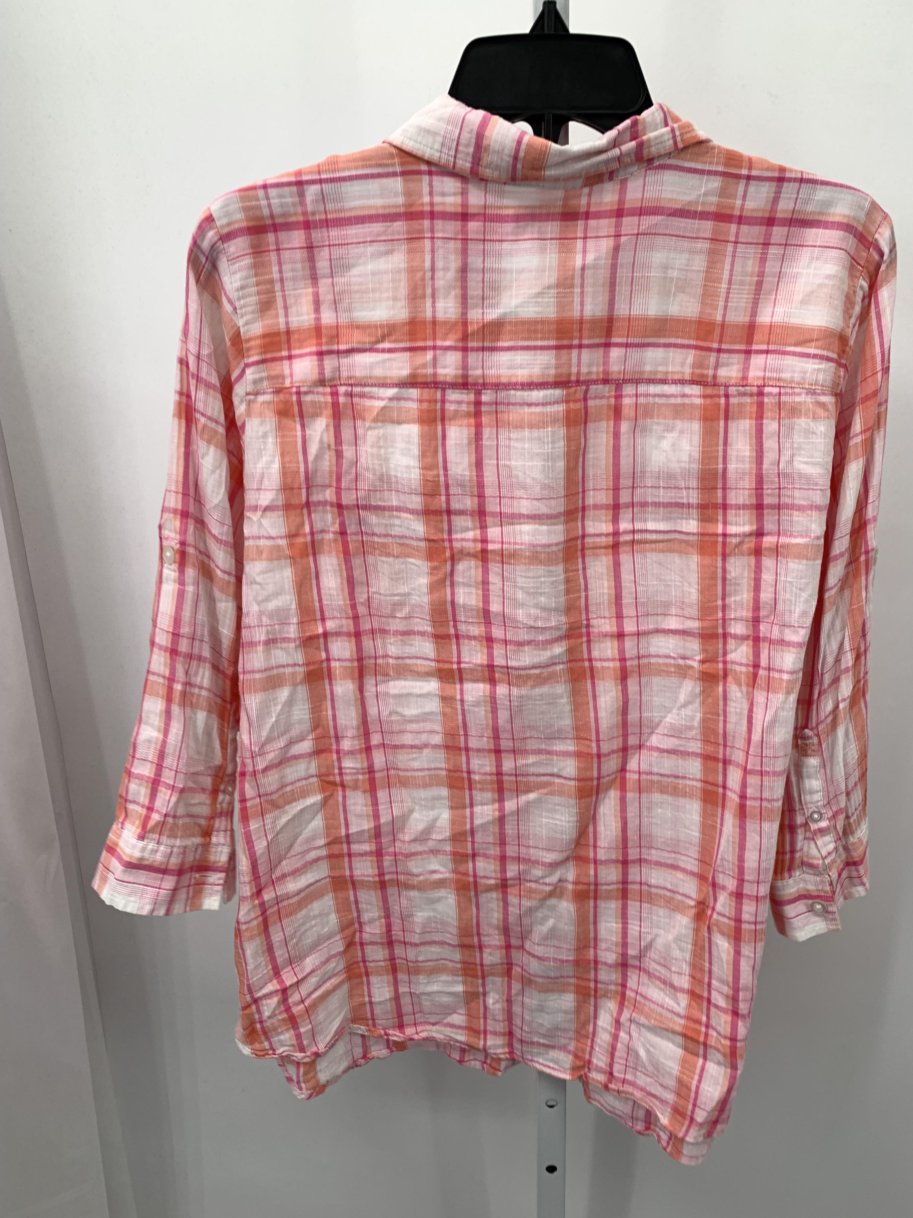 Croft & Barrow Size 1X Womens 3/4 Sleeve Shirt