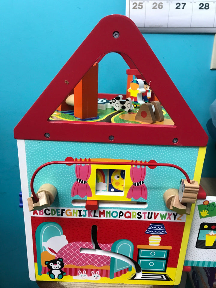 WOODEN PLAYGROUND TODDLER ACTIVITY BLOCK