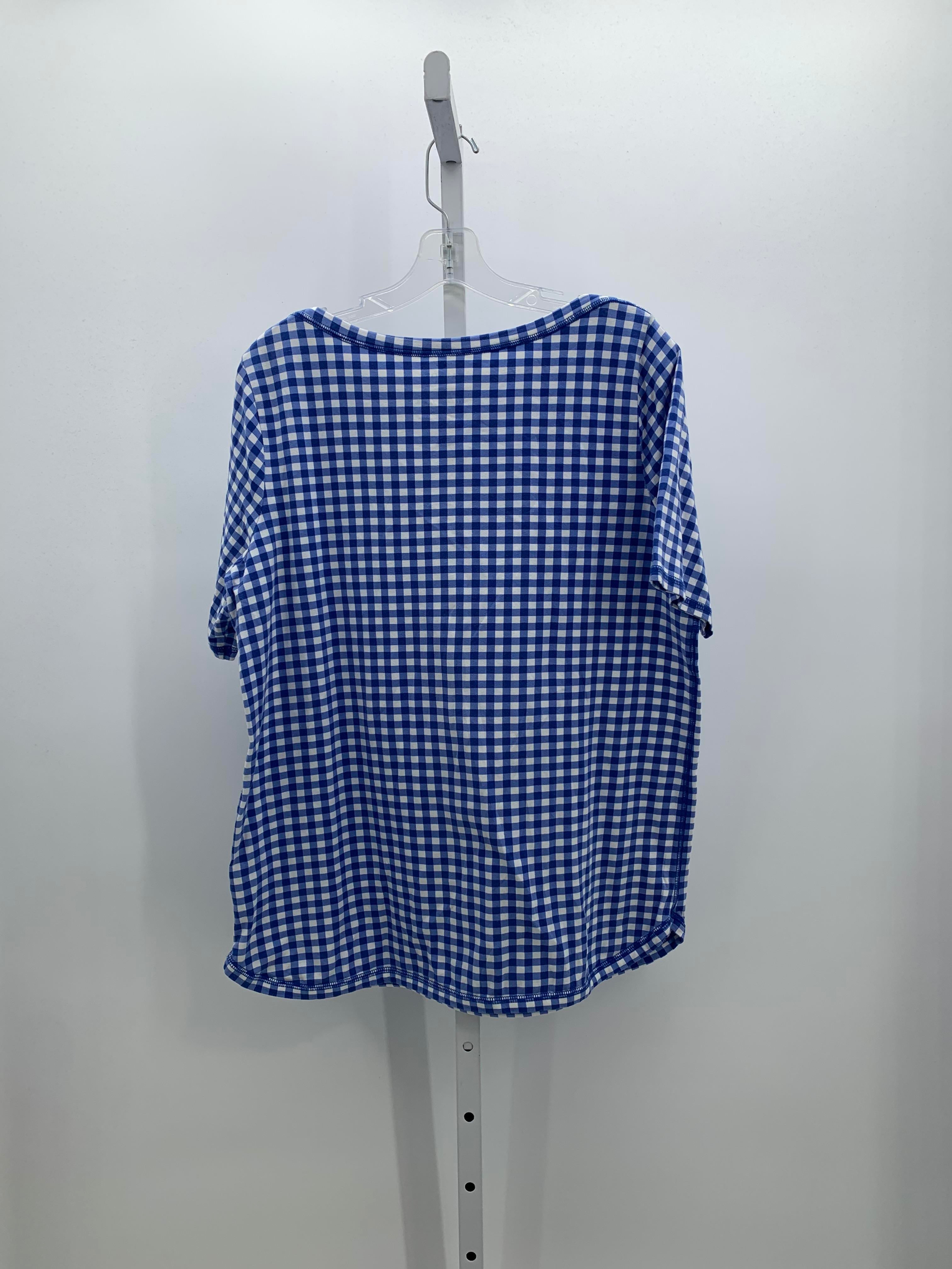 Talbots Size 1X Womens Short Sleeve Shirt
