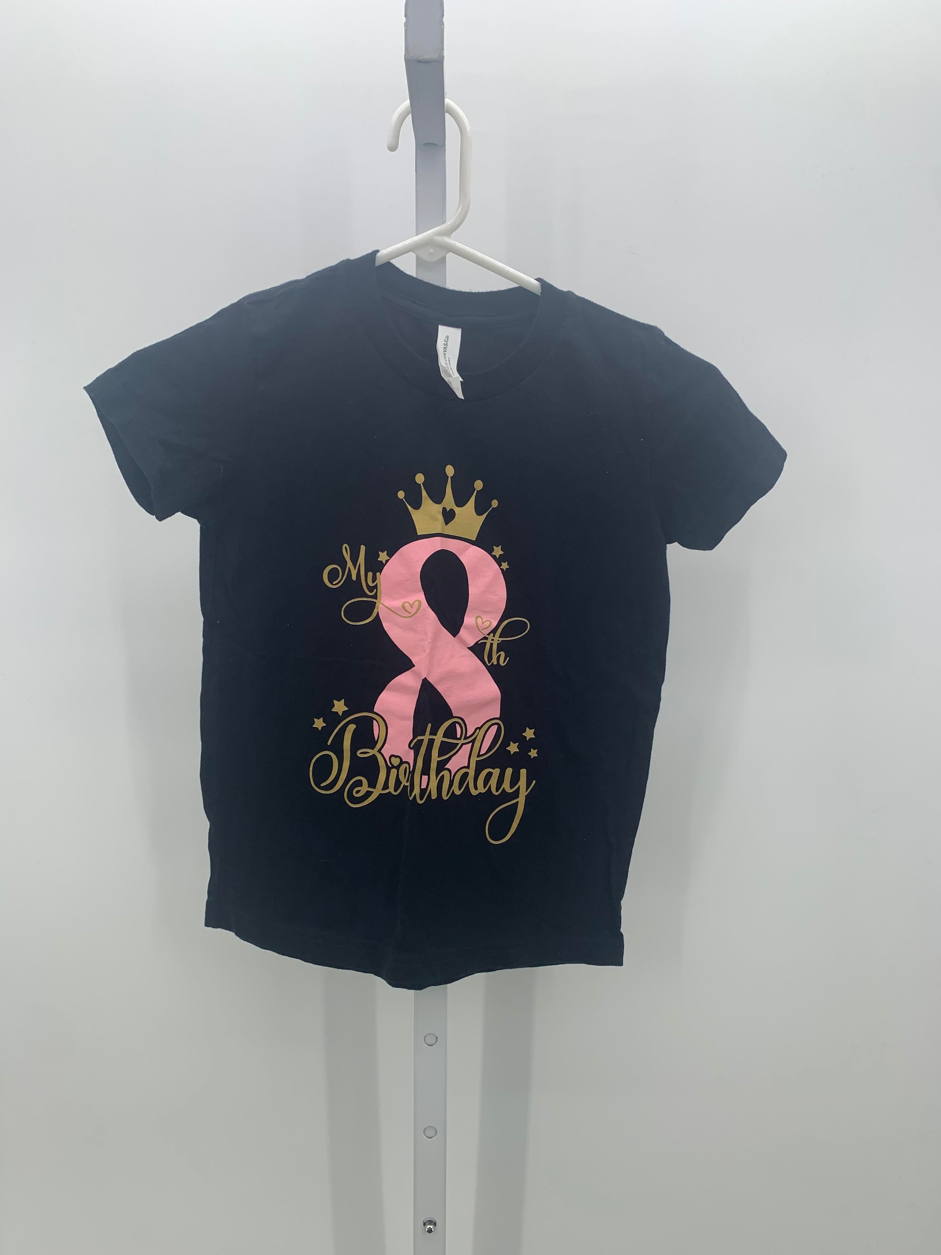 Bella Size 6-8 Girls Short Sleeve Shirt