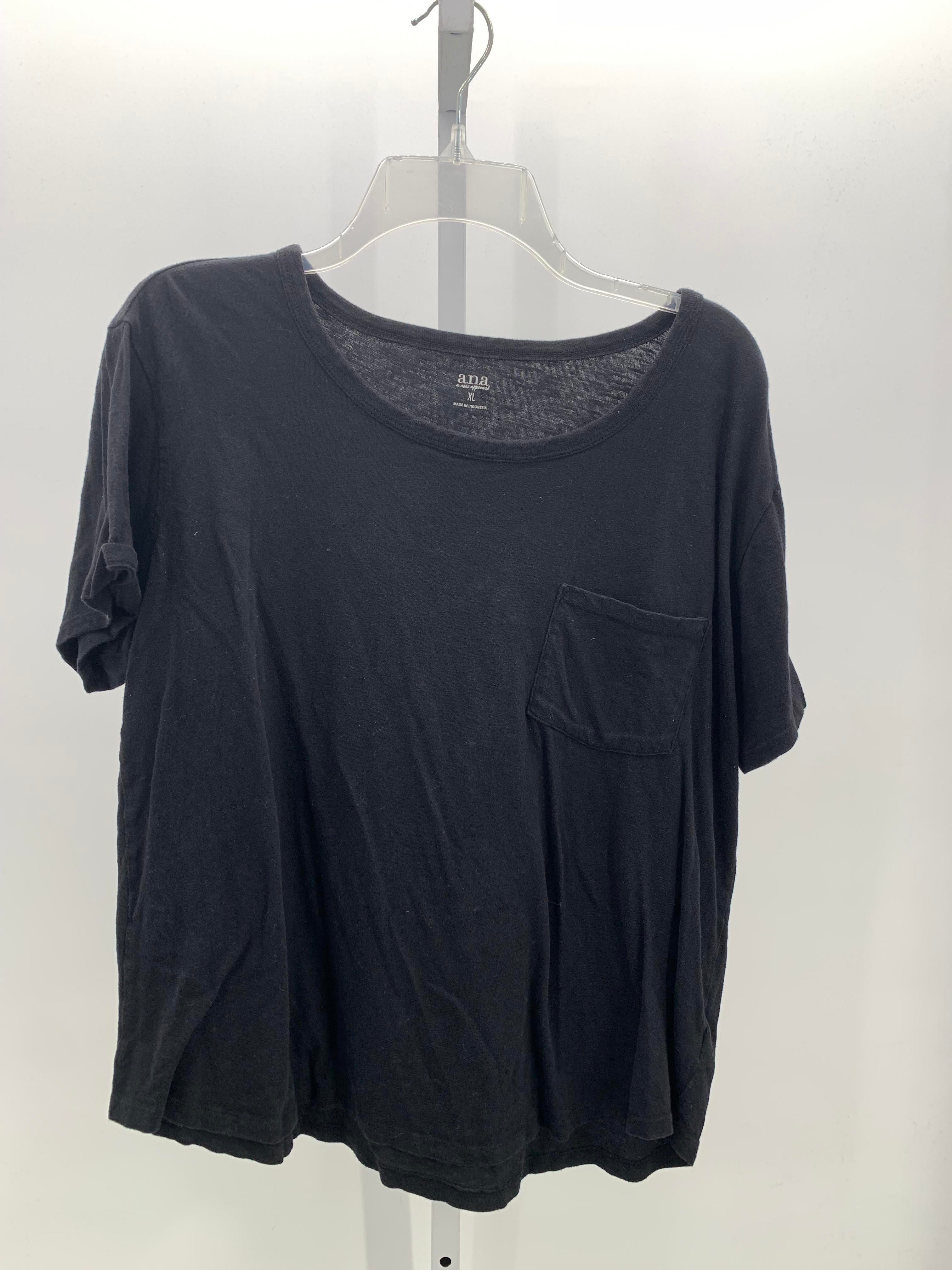 A.N.A. Size Extra Large Misses Short Sleeve Shirt