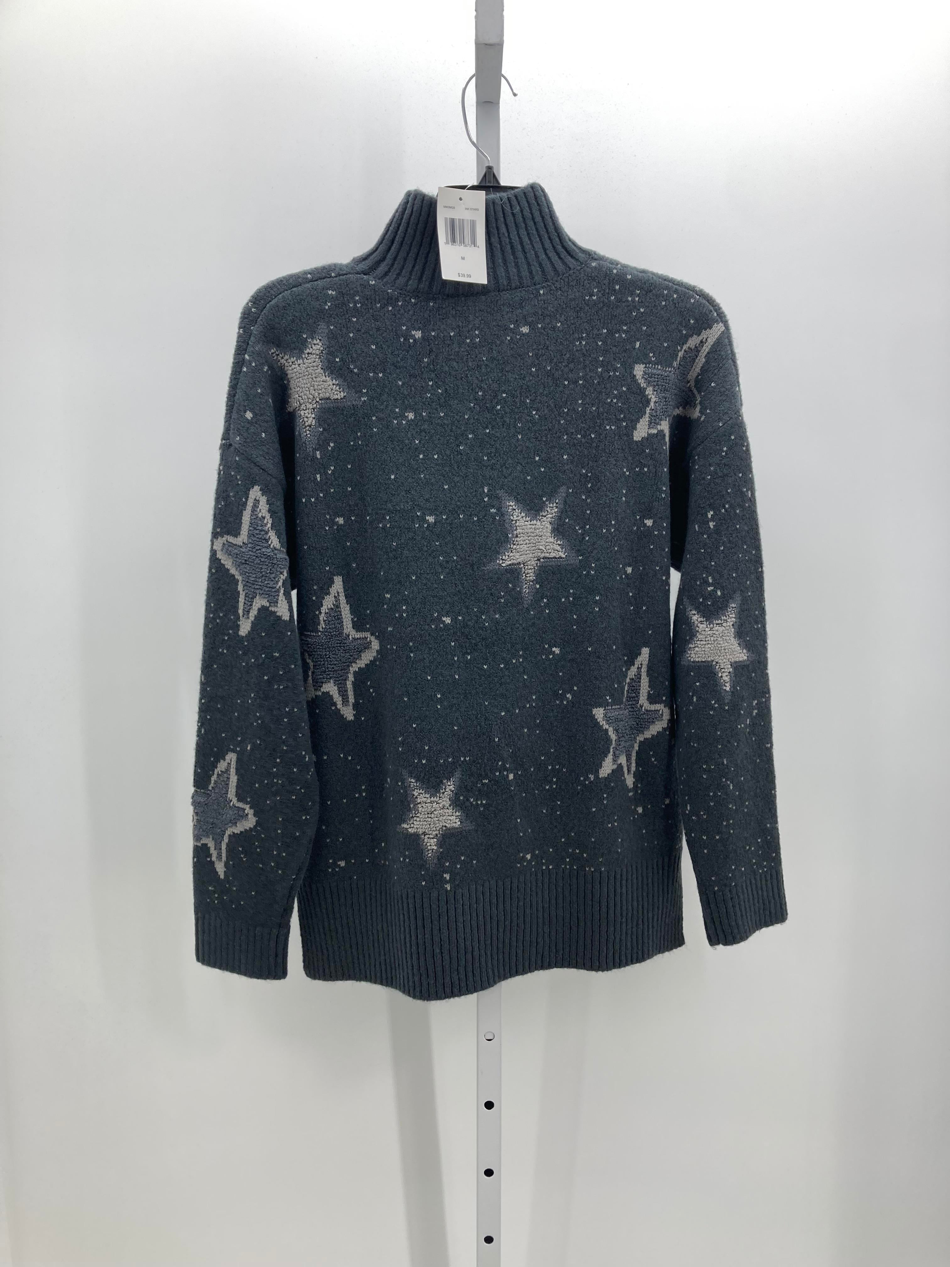 Bobeau Size Medium Misses Long Slv Sweater