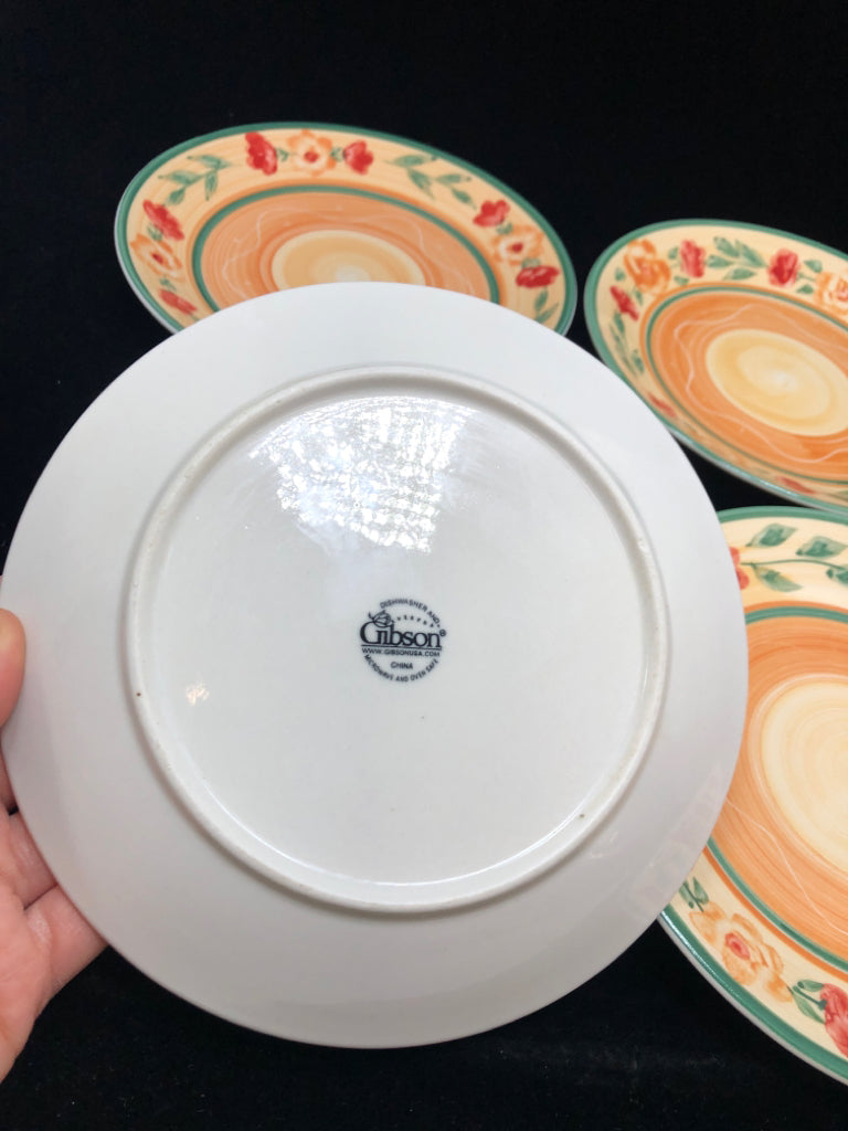 12PC FLORAL TERRACE SVC FOR 4.