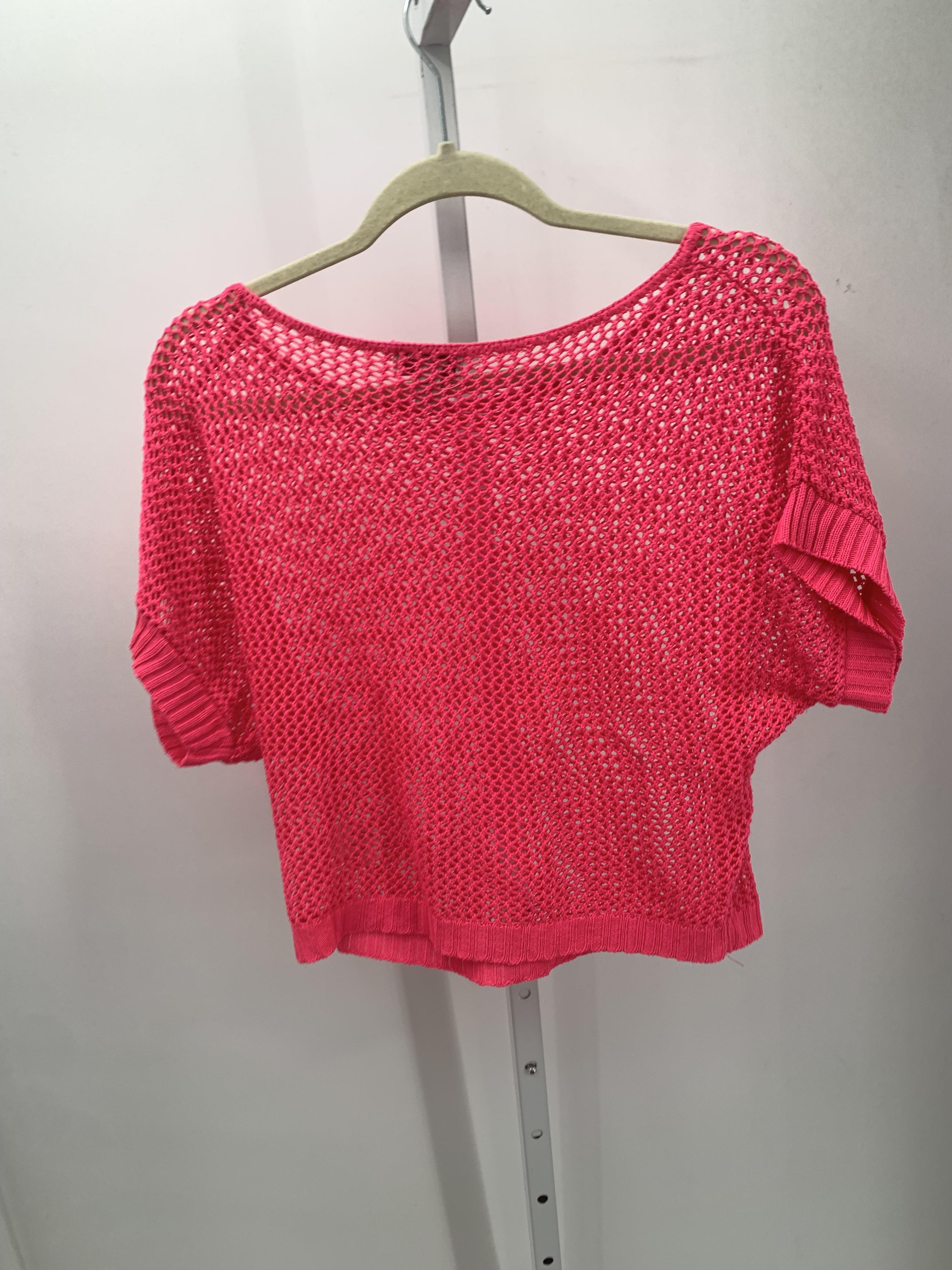 Arizona Size Medium Juniors Short Sleeve Sweater