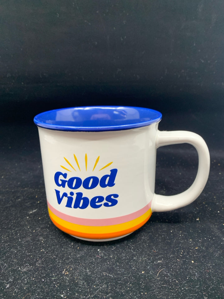 LARGE GOOD VIBES MUG.