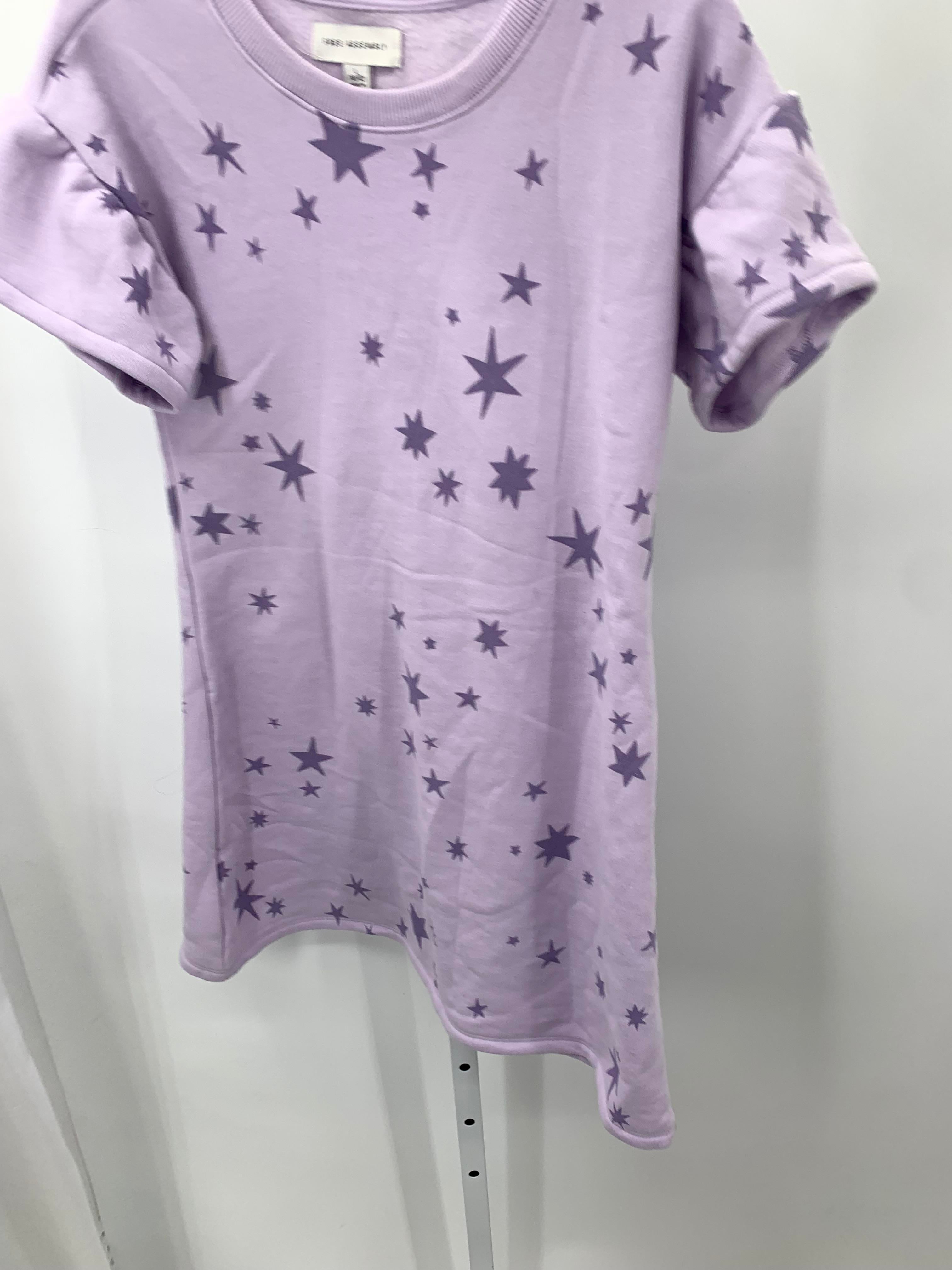 Free Assembly Size 10-12 Girls Short Sleeve Dress