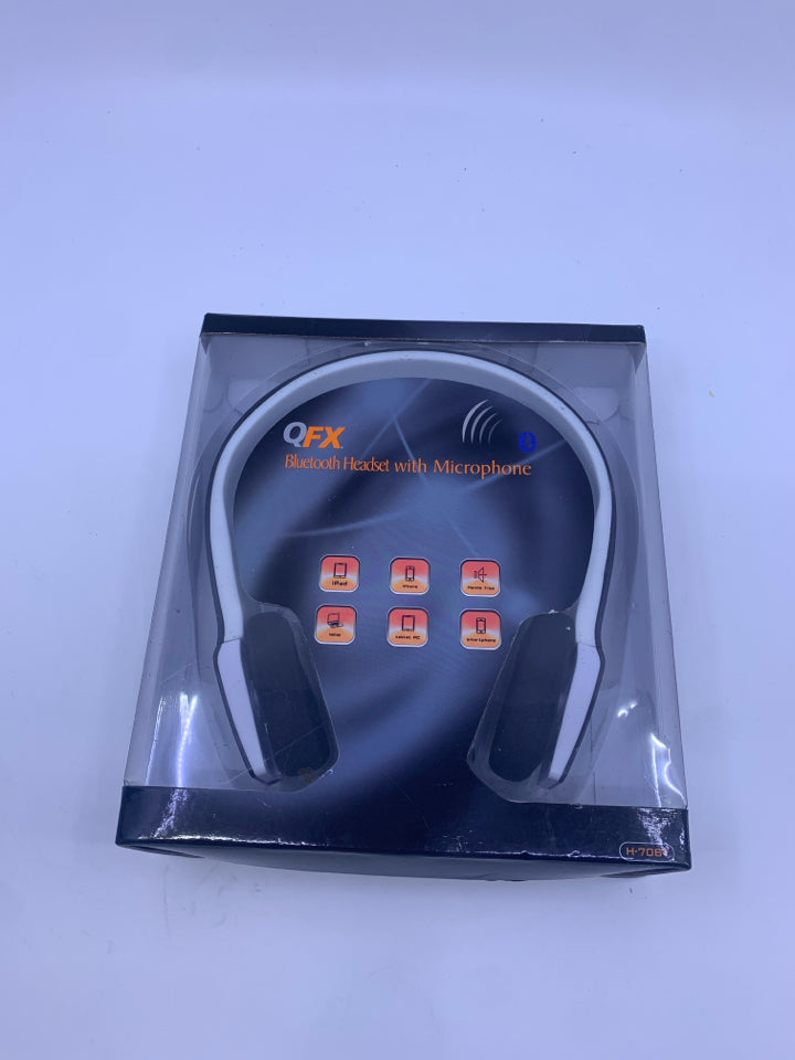 NIB QFX BLUETOOTH HEADSET.