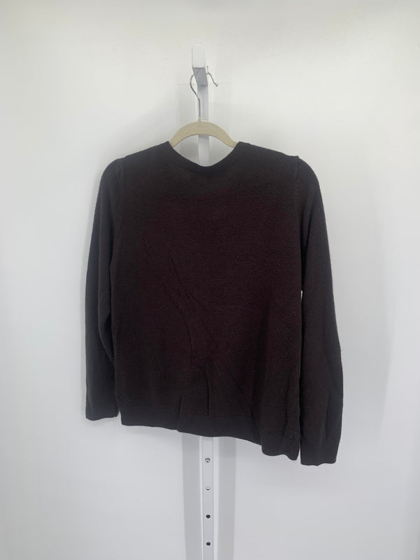 Croft & Barrow Size Medium Misses Long Slv Sweater