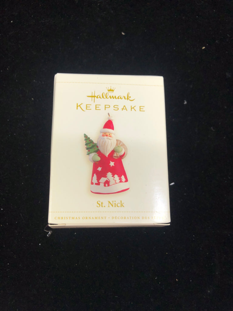 ST NICK ORNAMENT- HALLMARK