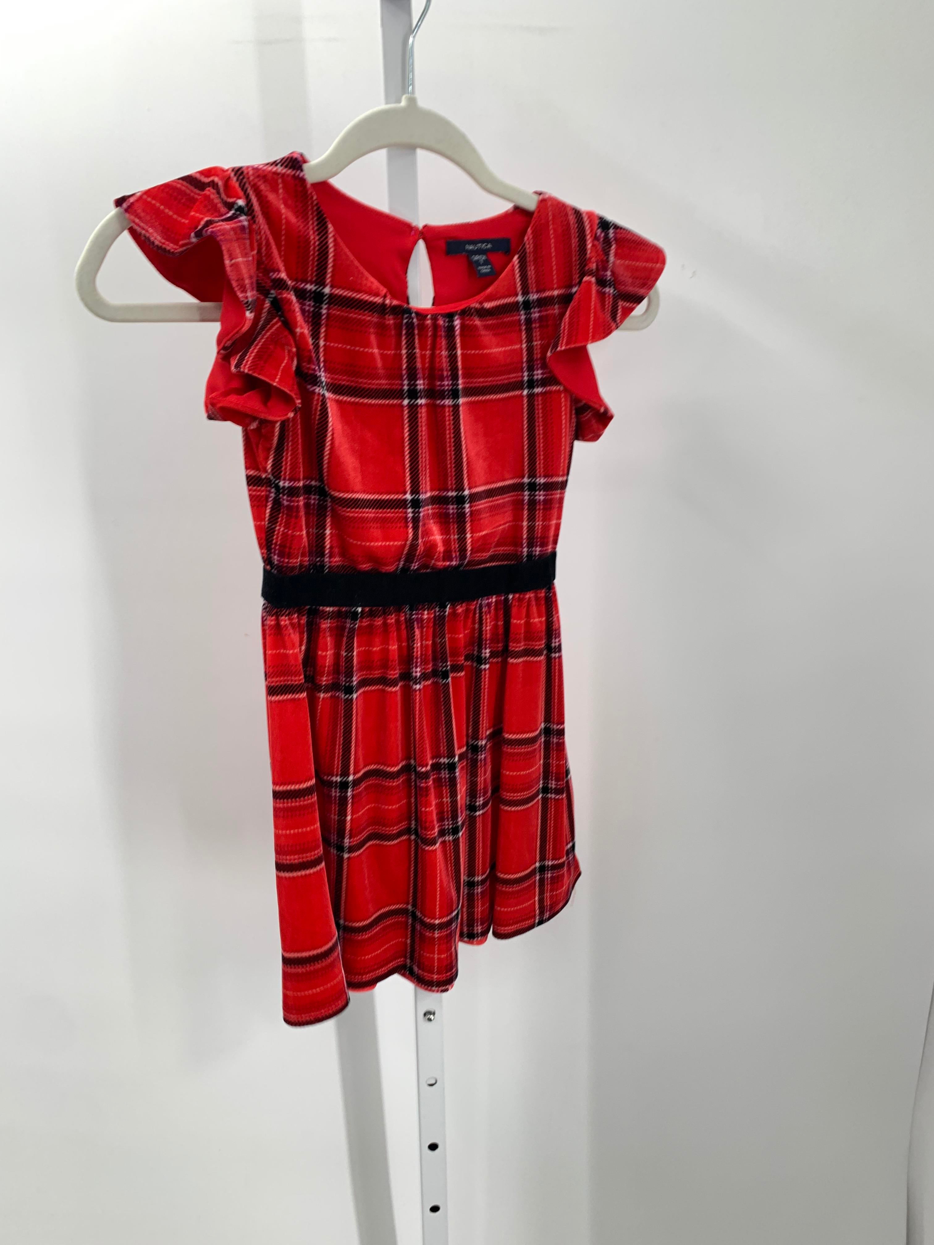 Nautica Size 7 Girls Short Sleeve Dress