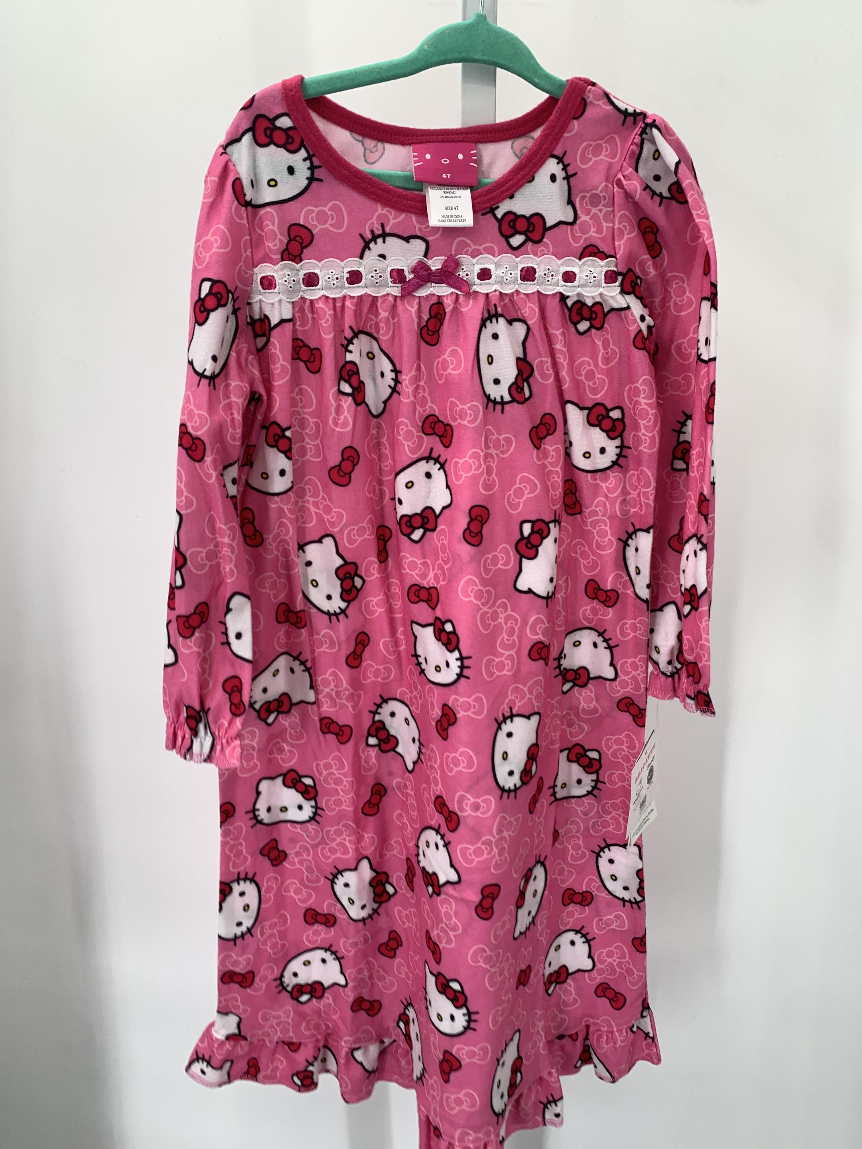 Hello Kitty Size 4T Girls Nightgown
