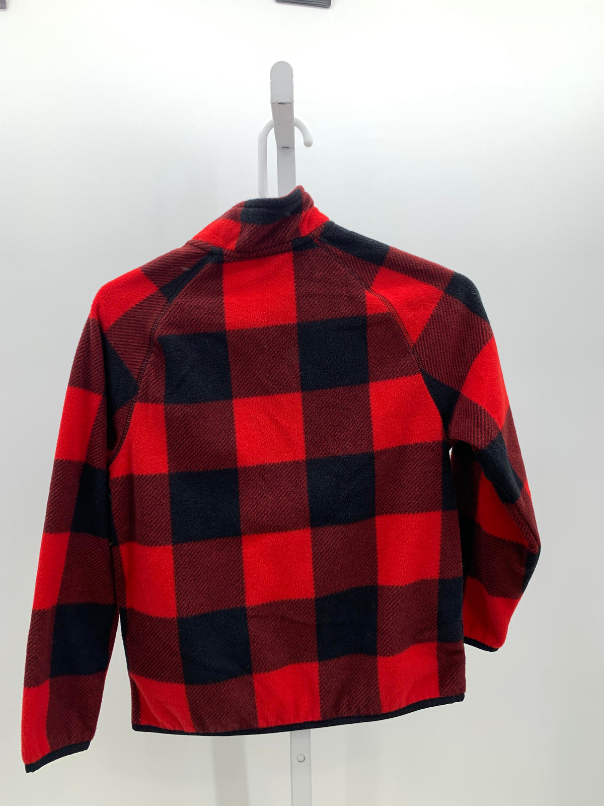 BLACK PLAID FLEECE