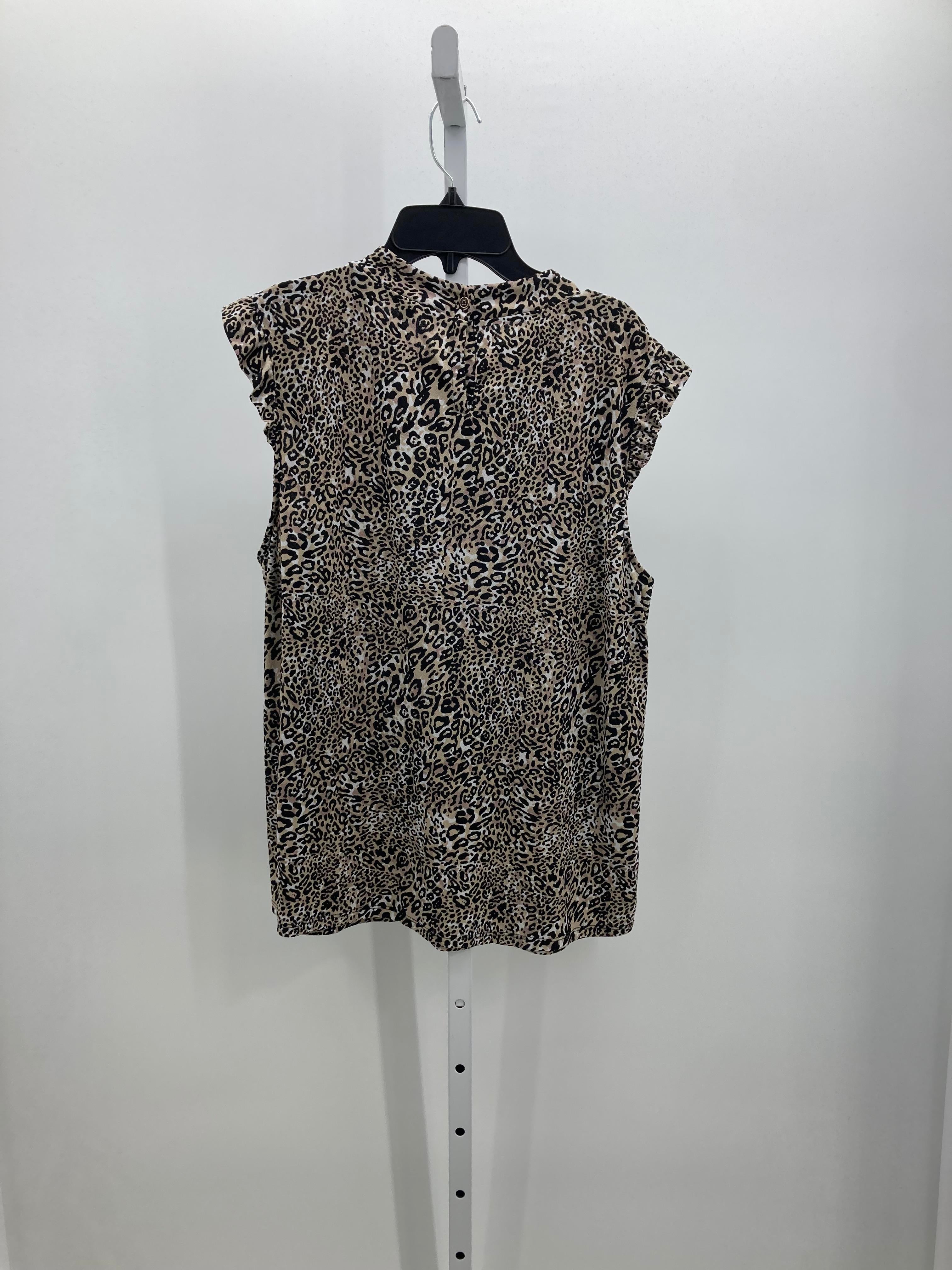 Adrianna Papell Size Extra Large Misses Sleeveless Shirt