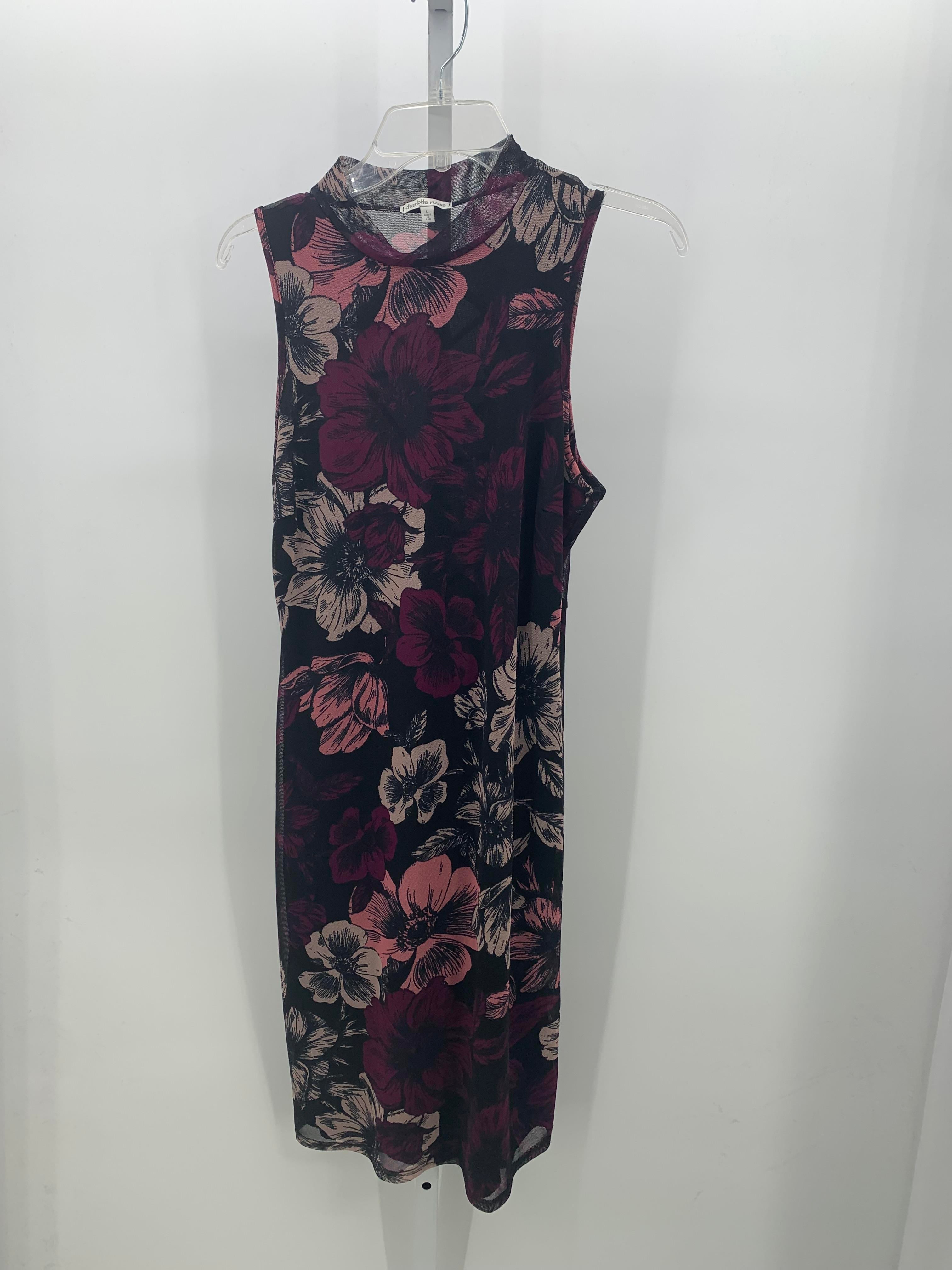 Charlotte Russe Size Large Juniors Sleeveless Dress