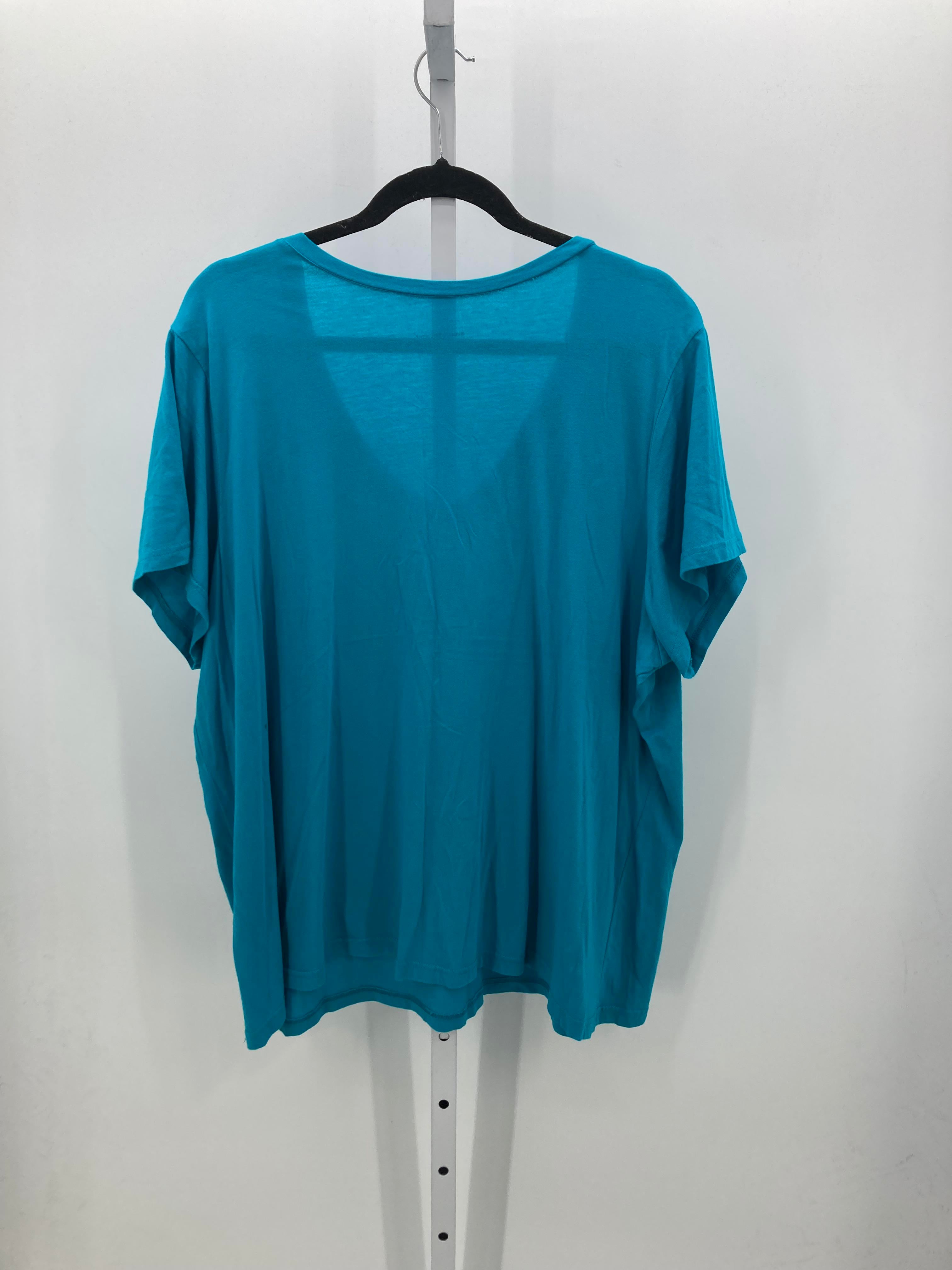 Avenue Size 22/24 W Womens Short Sleeve Shirt