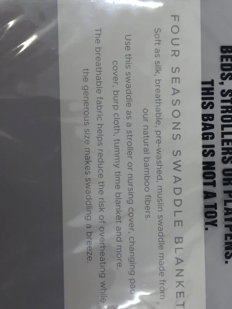 NIB FOUR SEASONS SWADDLE BLANKET.