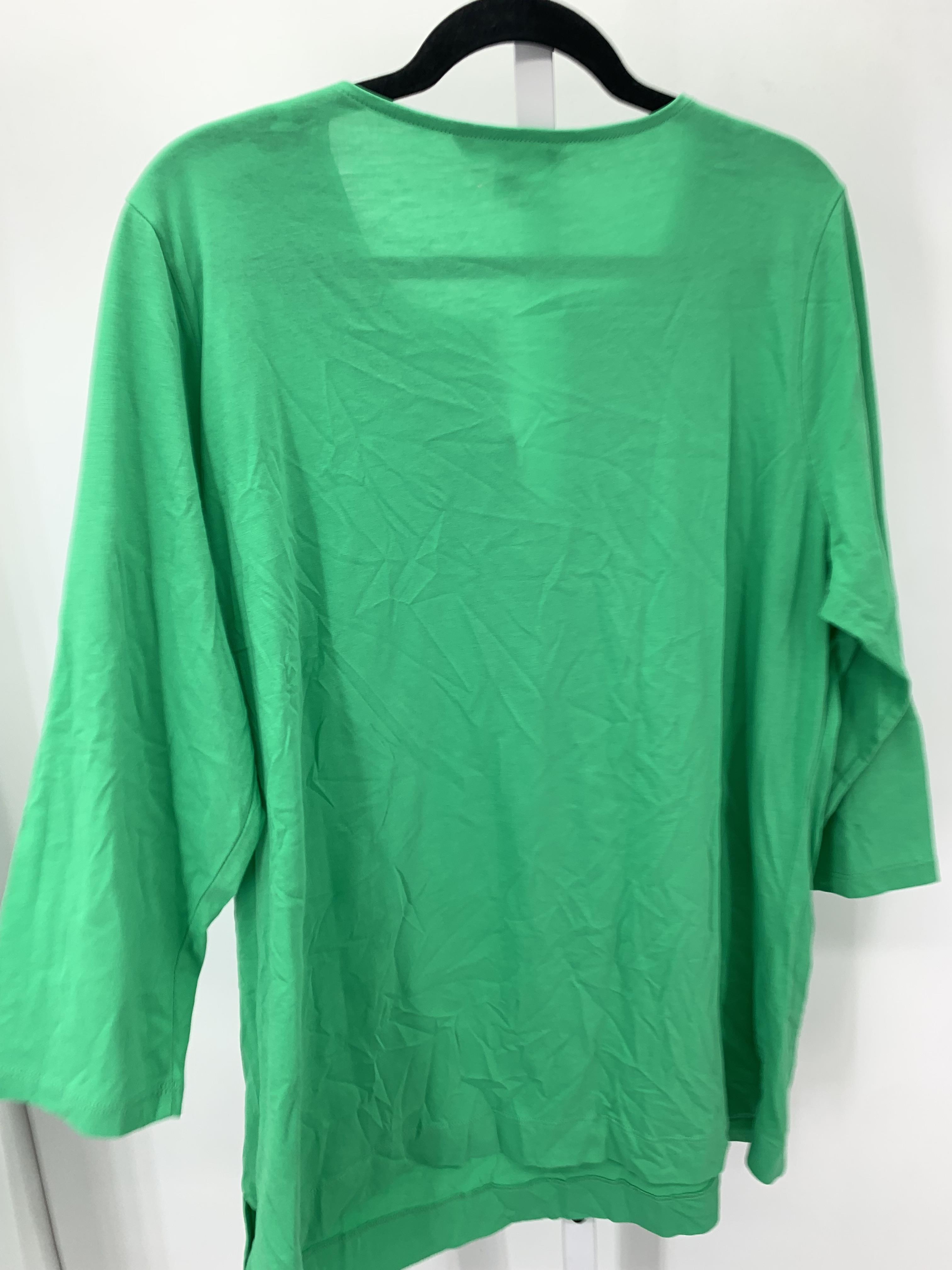 Ralph Lauren Size 1X Womens 3/4 Sleeve Shirt