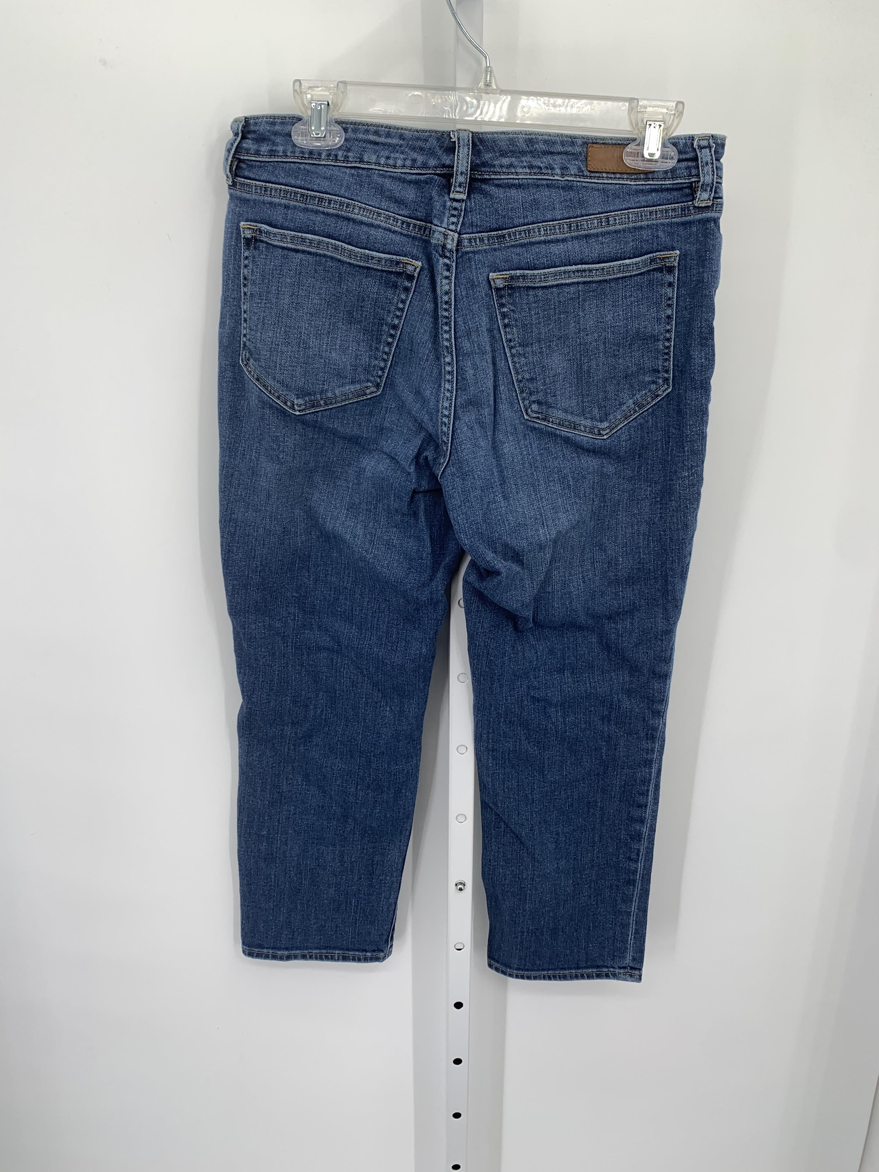 Lands End Size 10 Misses Cropped Jeans