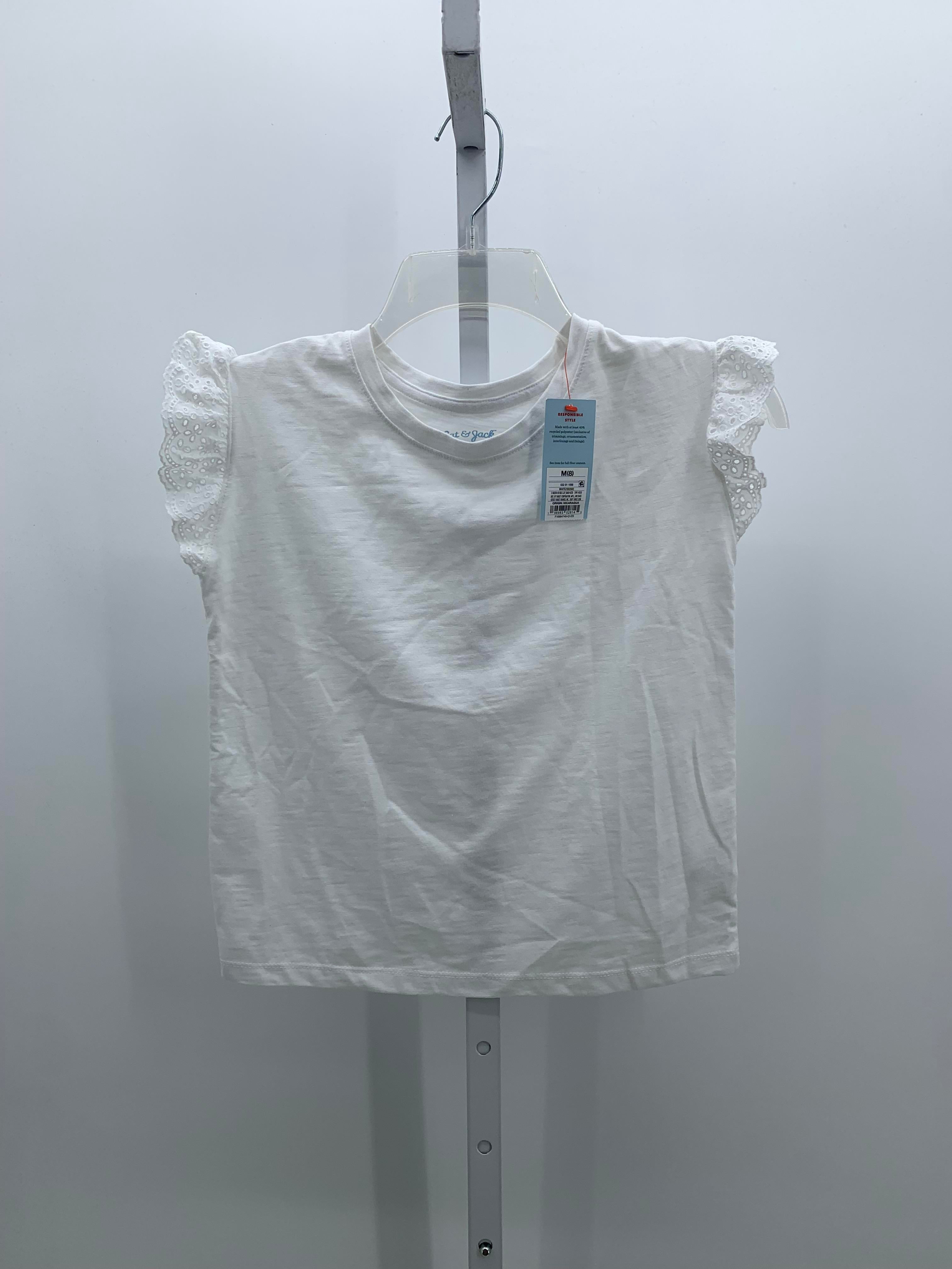 Cat & Jack Size 8 Girls Short Sleeve Shirt