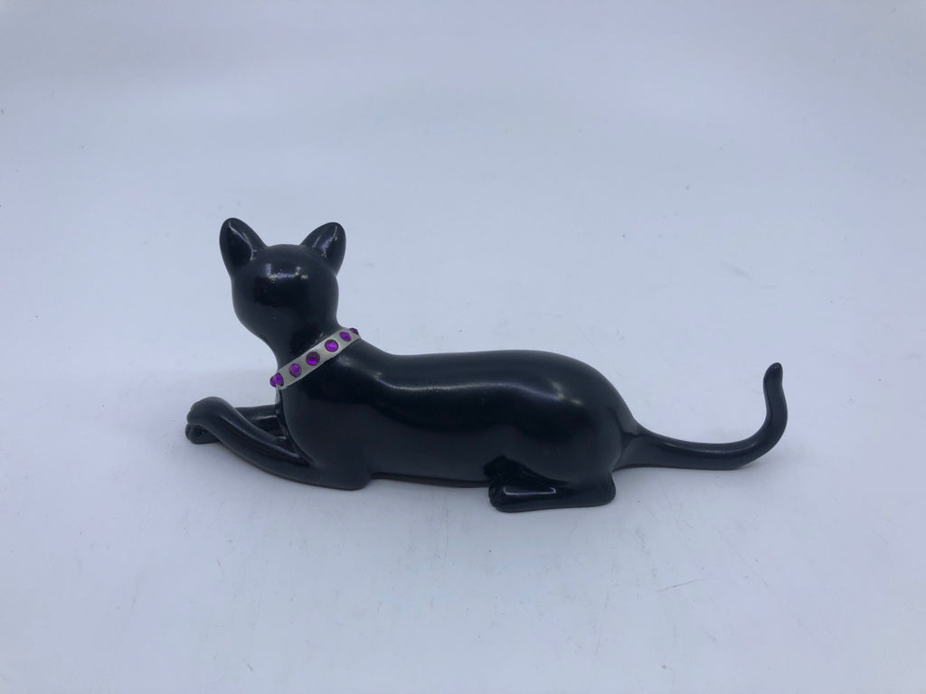 MYSTERY BLACK CAT FIGURINE.