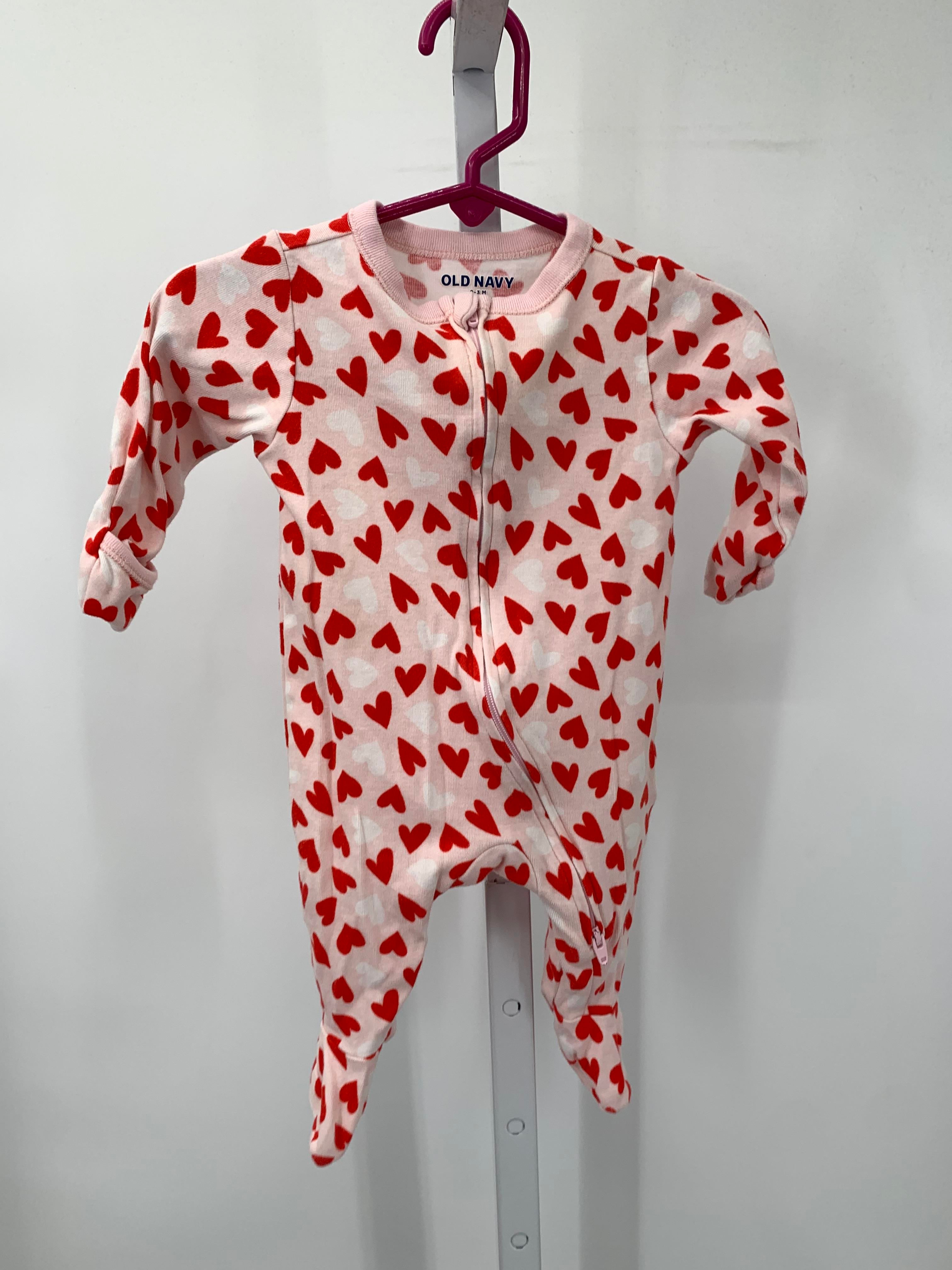 Old Navy Size 0-3 months Girls Long Slv. Romper