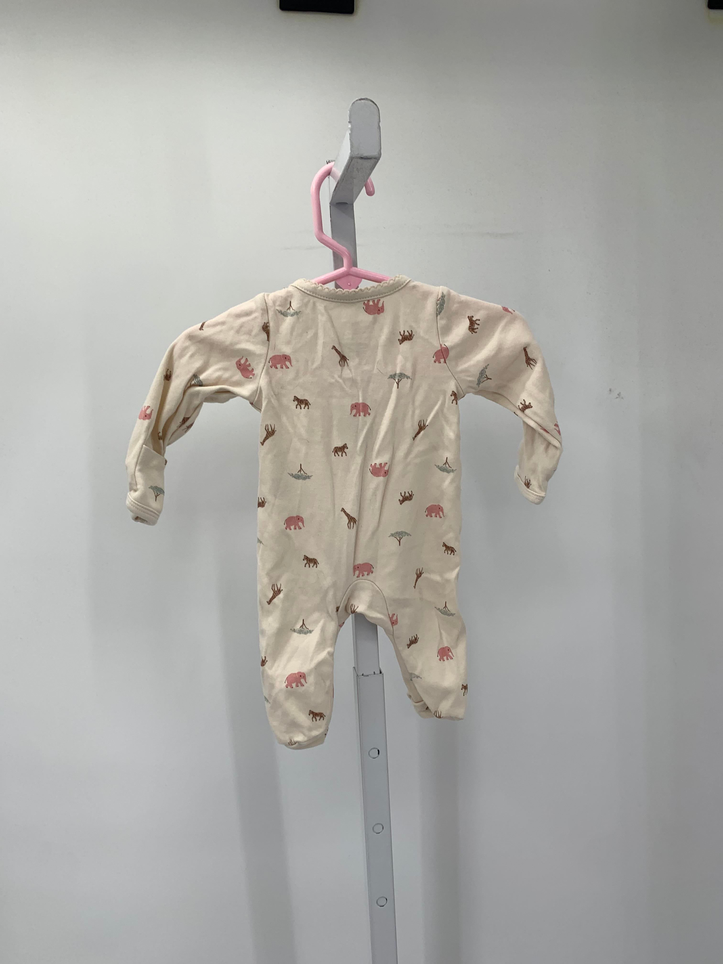 Carters Size Newborn Girls Long Slv. Romper