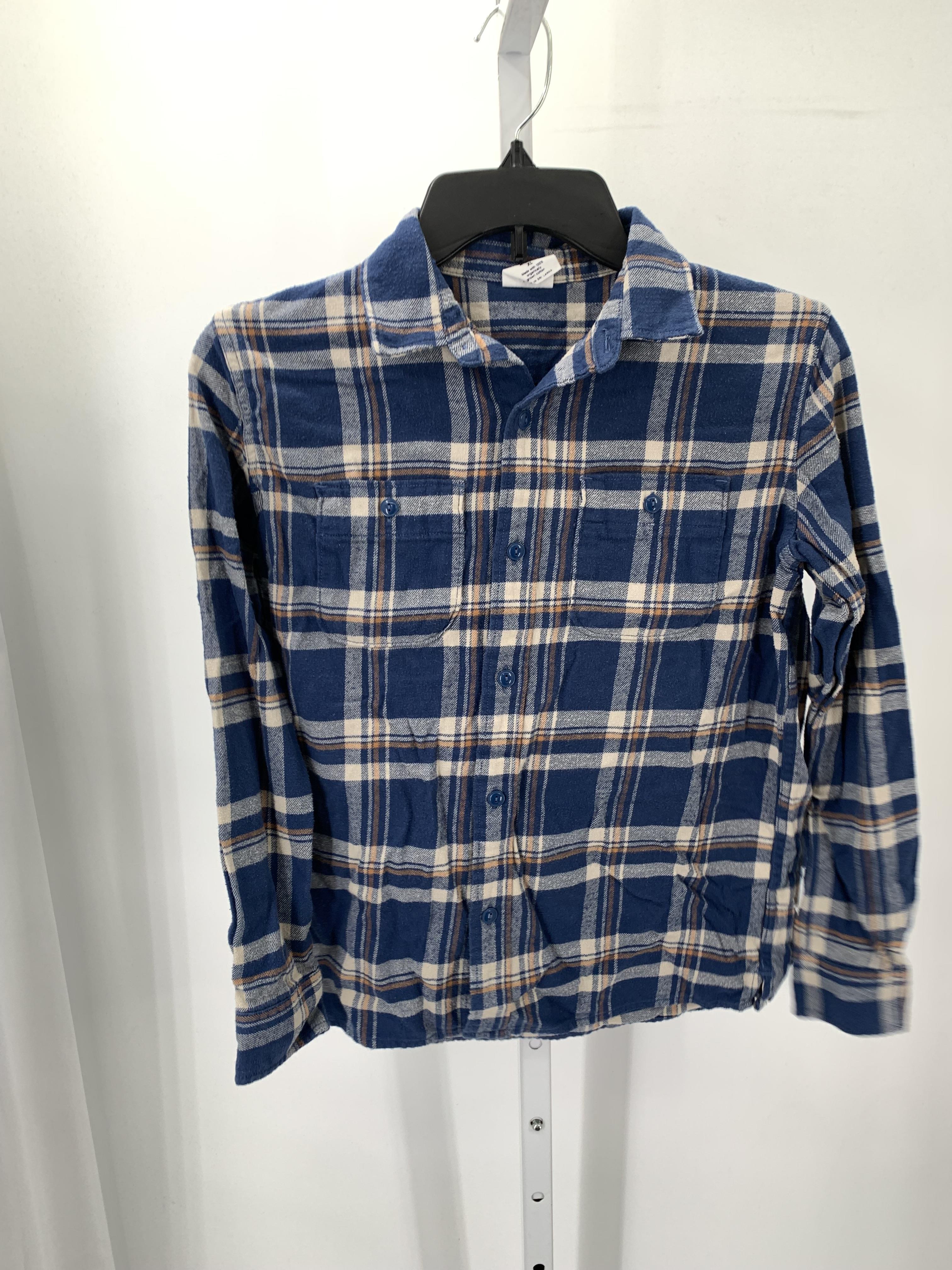 PLAID BTN DOWN