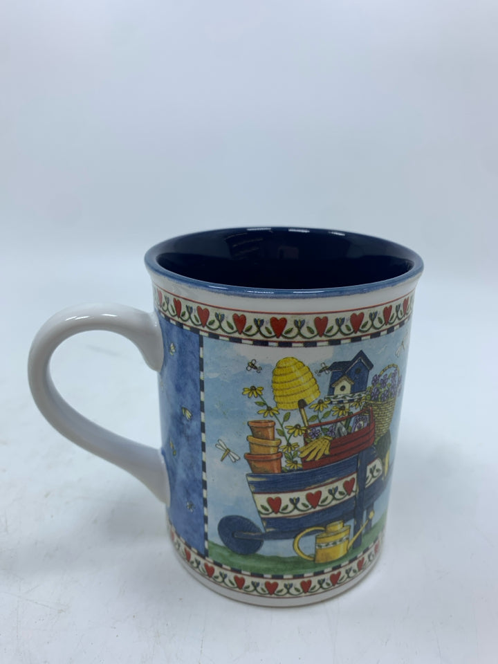 "GARDENERS WHEELBARREL" MUG.